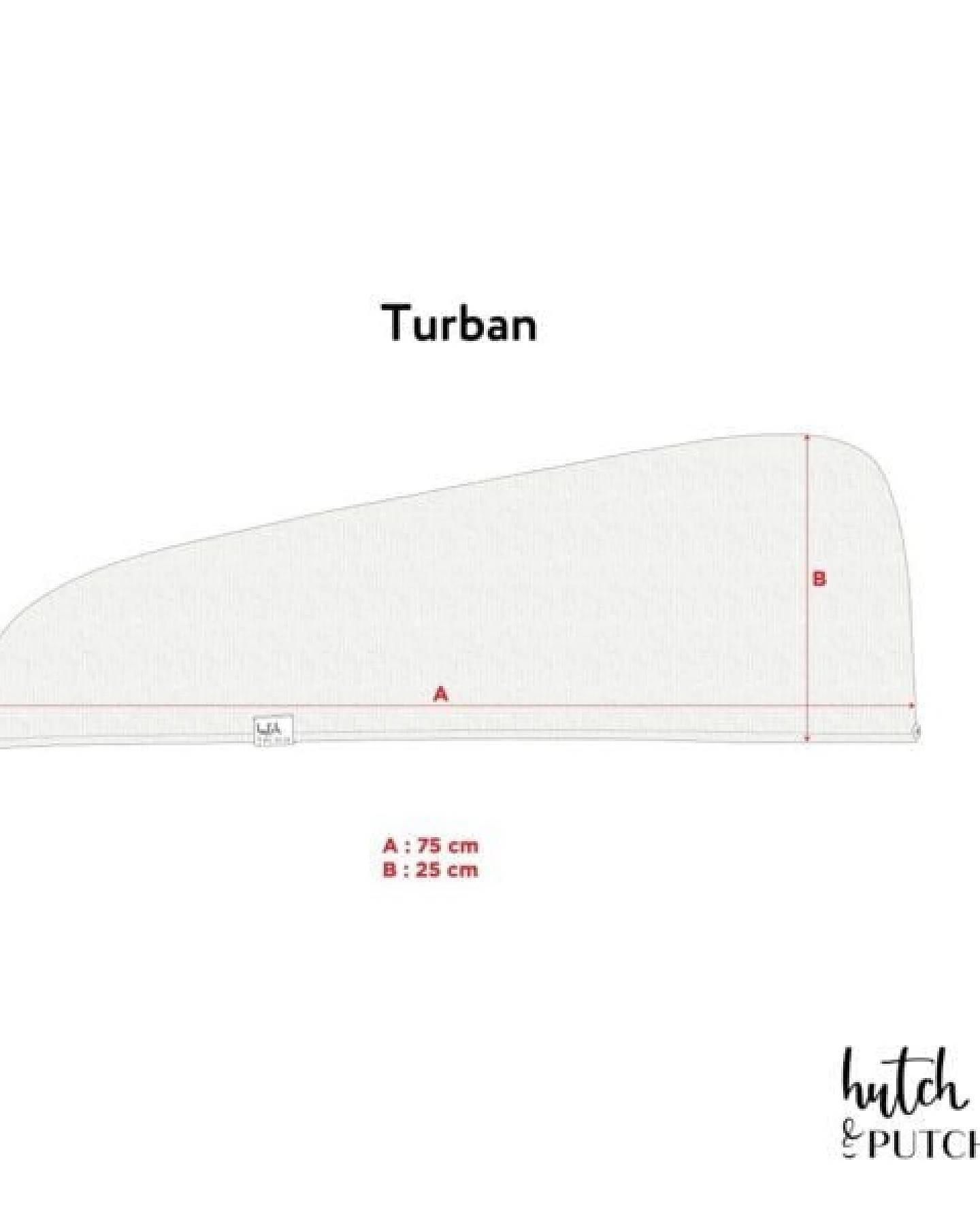 Hutch&Putch - Musselin Turban - Haarturban mit Knopf - aus 100% Bio Baumwolle - für langes und kurzes Haar geeignet - Saugstark und Kuschelweich – Ansicht 3