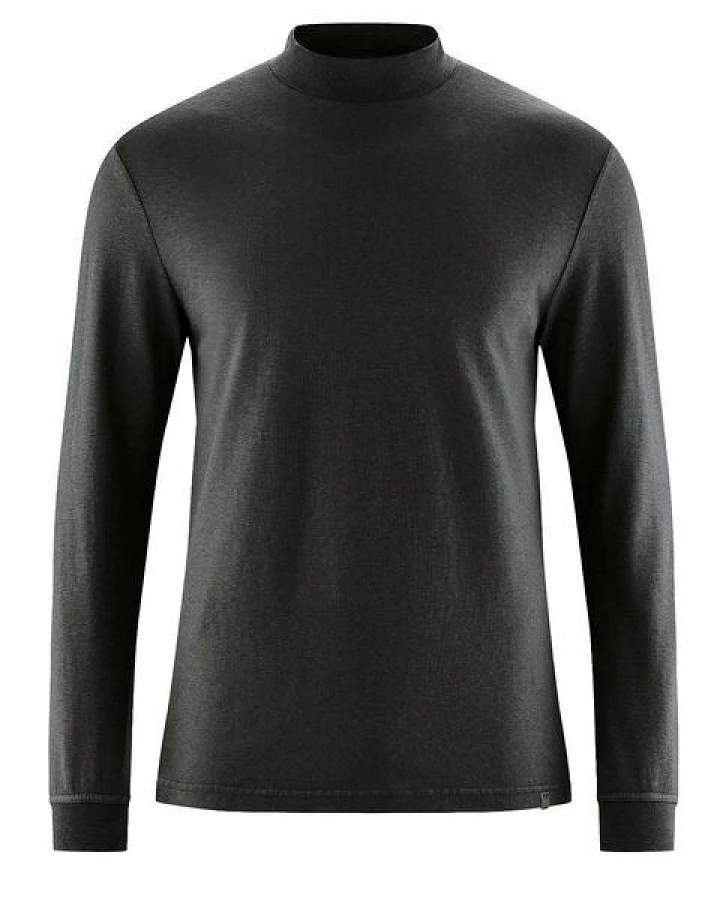 HempAge Rollkragen Langarmshirt Herren Hanf/Biobaumwolle