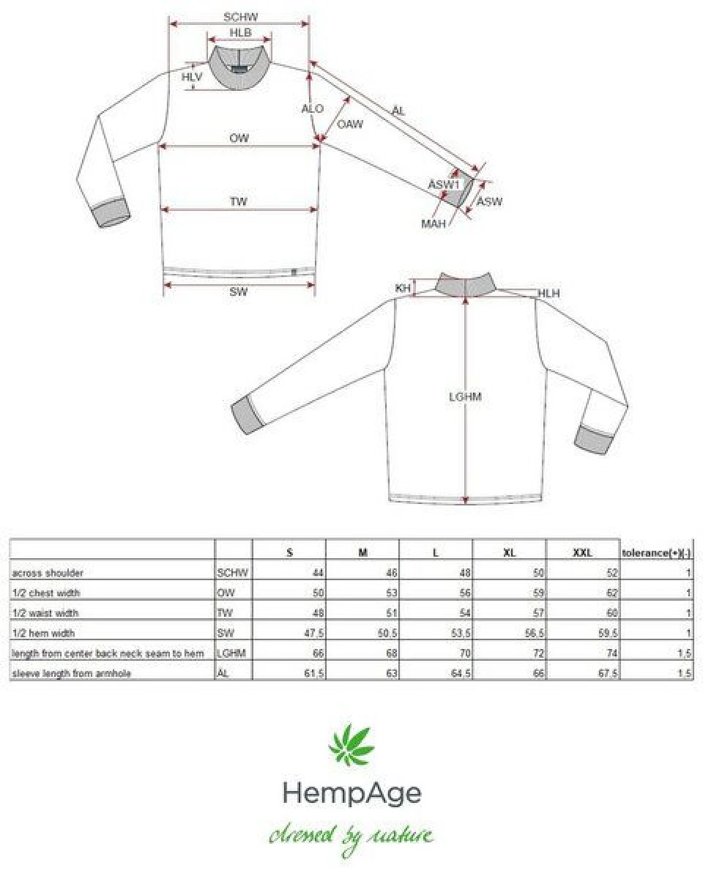 HempAge Rollkragen Langarmshirt Herren Hanf/Biobaumwolle – Ansicht 3
