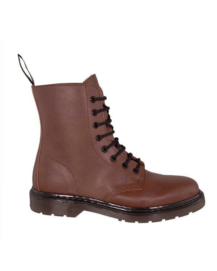 Shoezuu Vegan Shoezuu 8 Loch Mikrofaser Boots nut