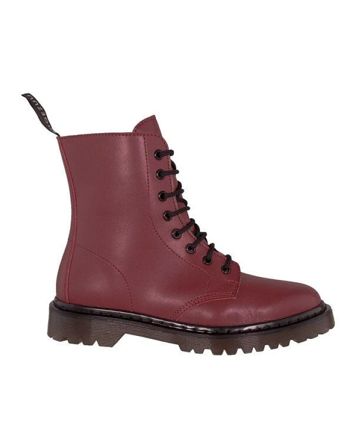 Shoezuu Vegan Shoezuu 8 Loch Mikrofaser Winterboots cherry