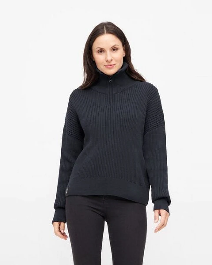 derbe Langarm-Strickpullover „Matrosenplünn“