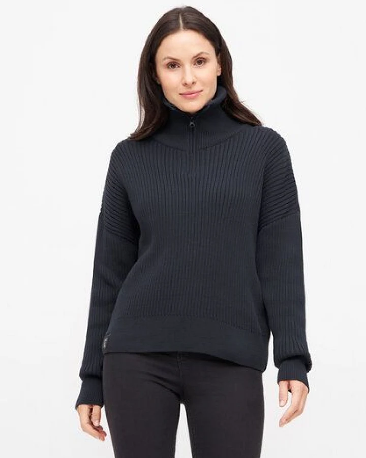 derbe Langarm-Strickpullover „Matrosenplünn“