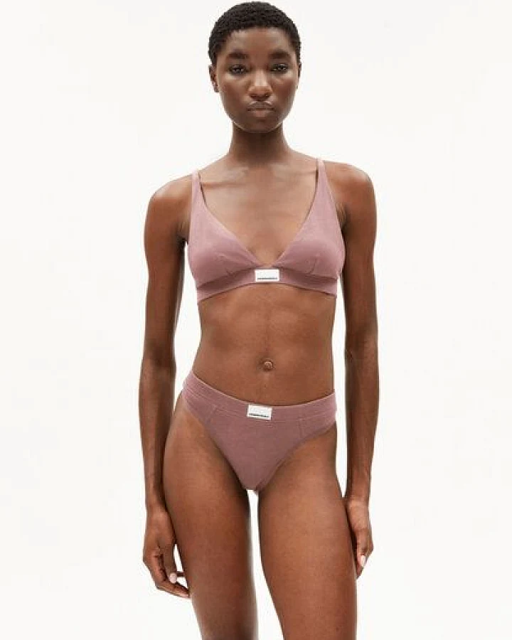 ARMEDANGELS OSILAARI RIB Damen Ripp-Triangle Bralette aus Bio-Baumwoll Mix
