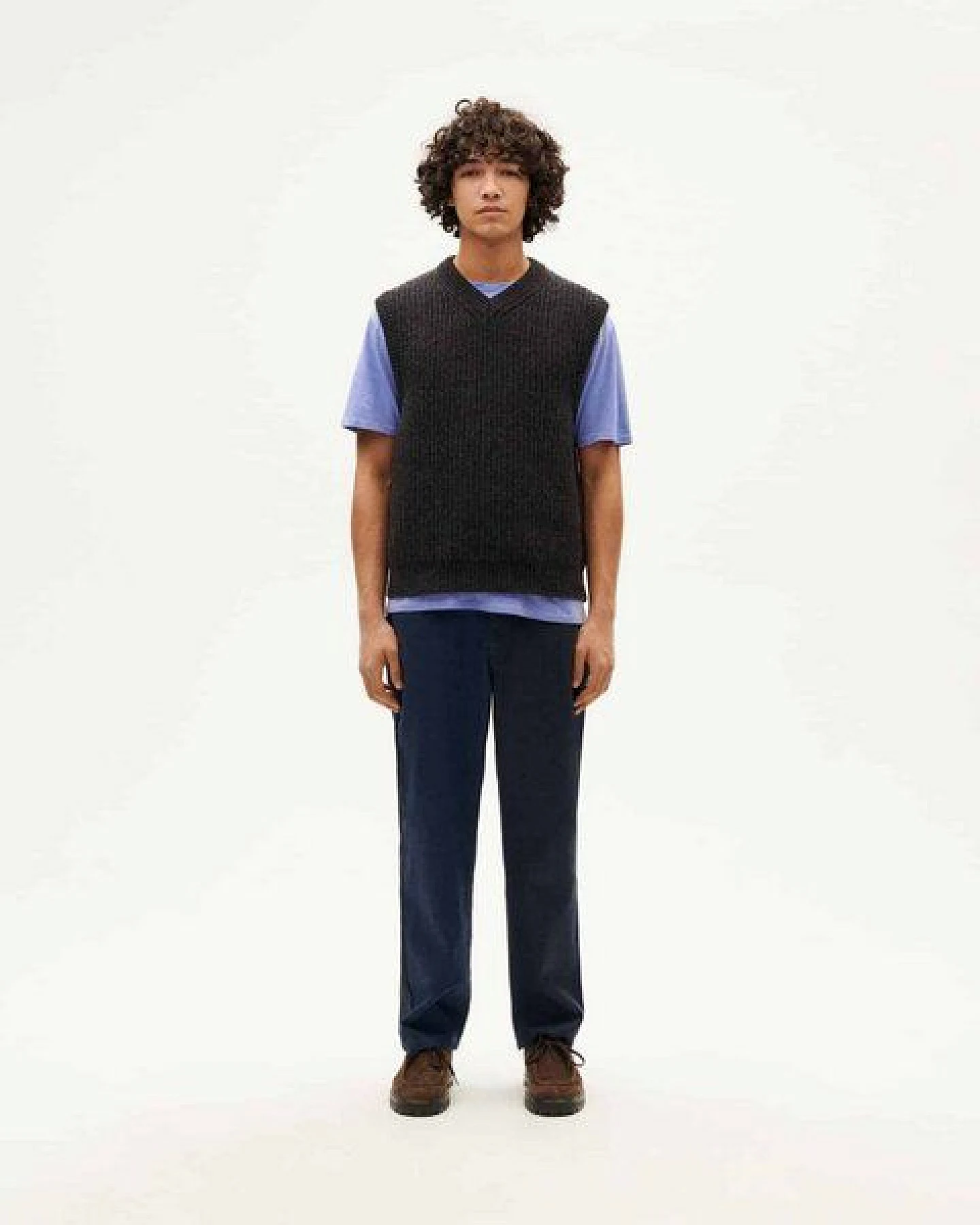 thinking mu kuscheliger Strickpullunder- Oliver vest- aus extra feiner Wolle – Ansicht 3