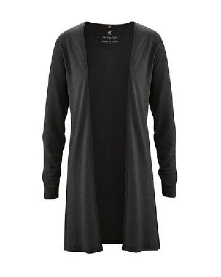 HempAge Lange Jersey Damenjacke Hanf/Biobaumwolle