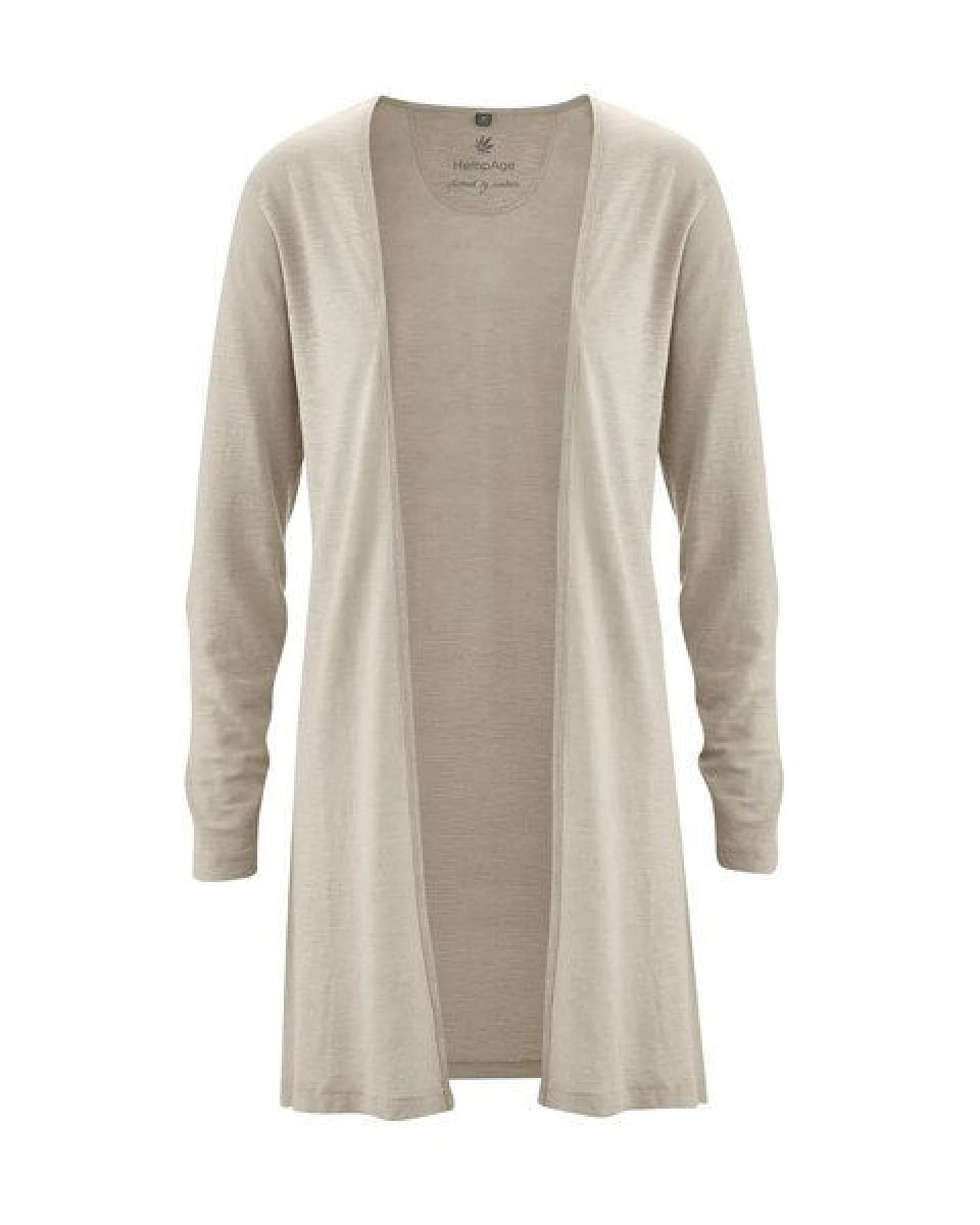HempAge Lange Jersey Damenjacke Hanf/Biobaumwolle – Ansicht 2