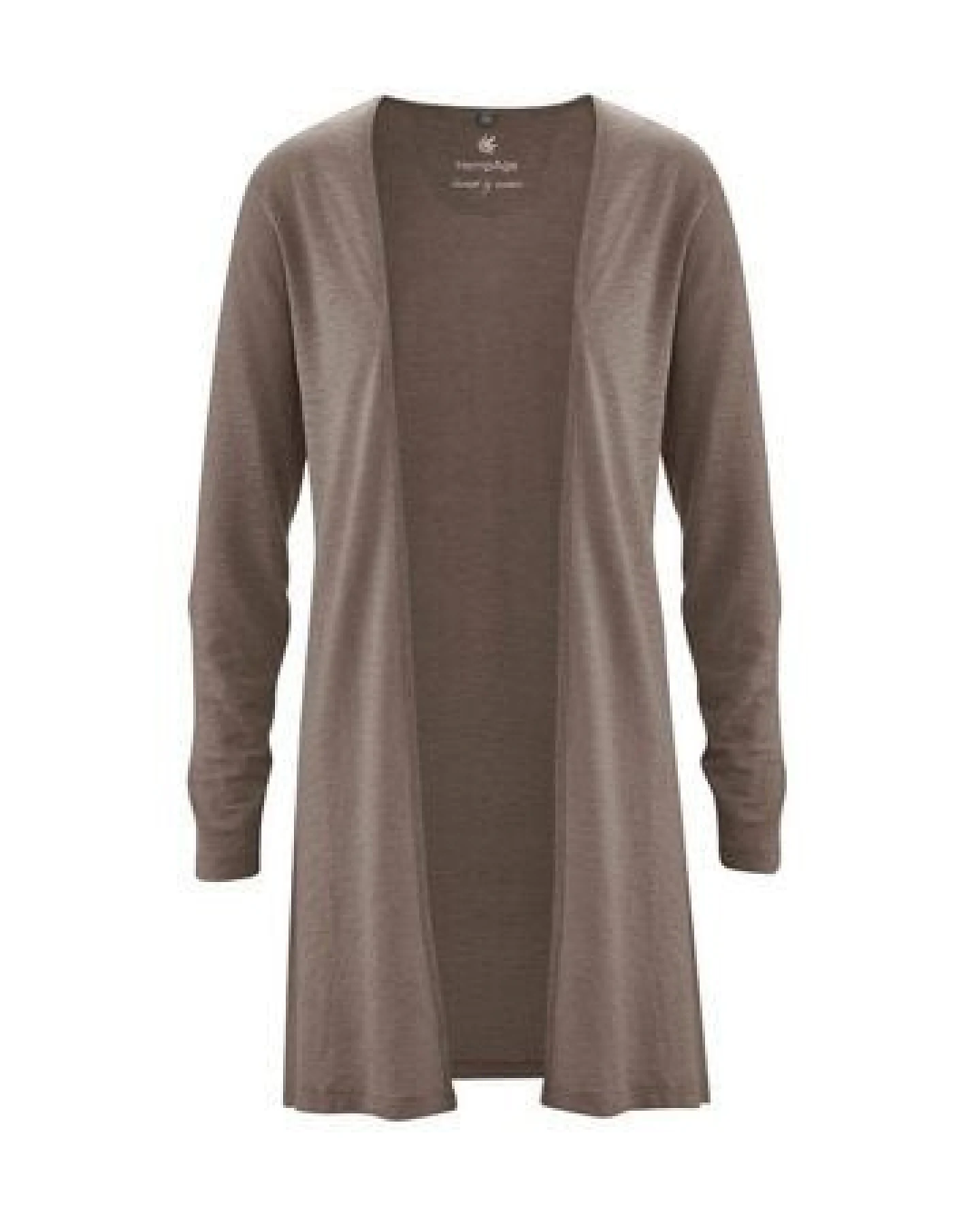 HempAge Lange Jersey Damenjacke Hanf/Biobaumwolle – Ansicht 2
