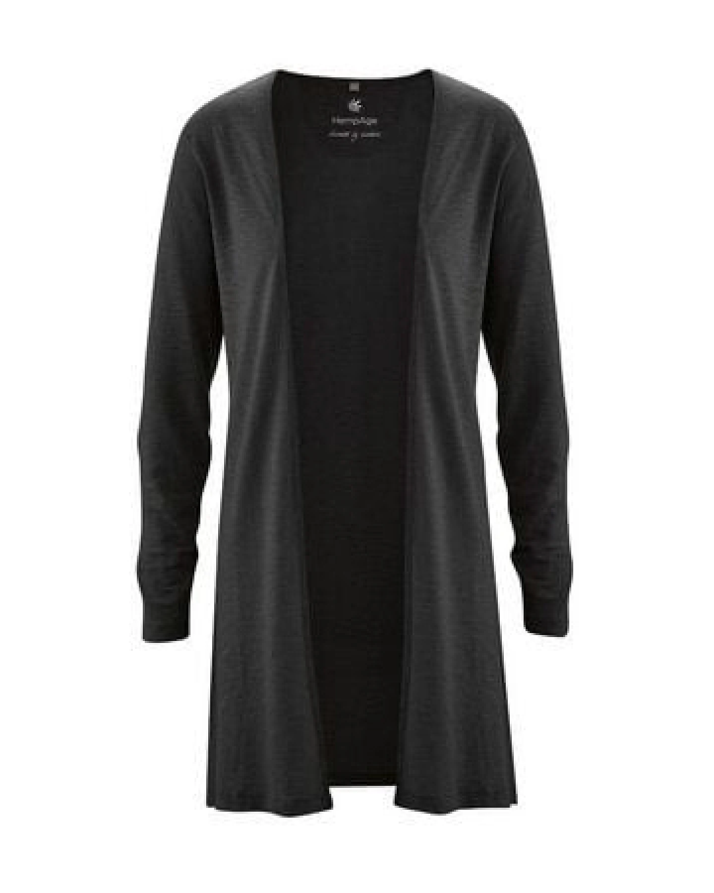 HempAge Lange Jersey Damenjacke Hanf/Biobaumwolle – Ansicht 2