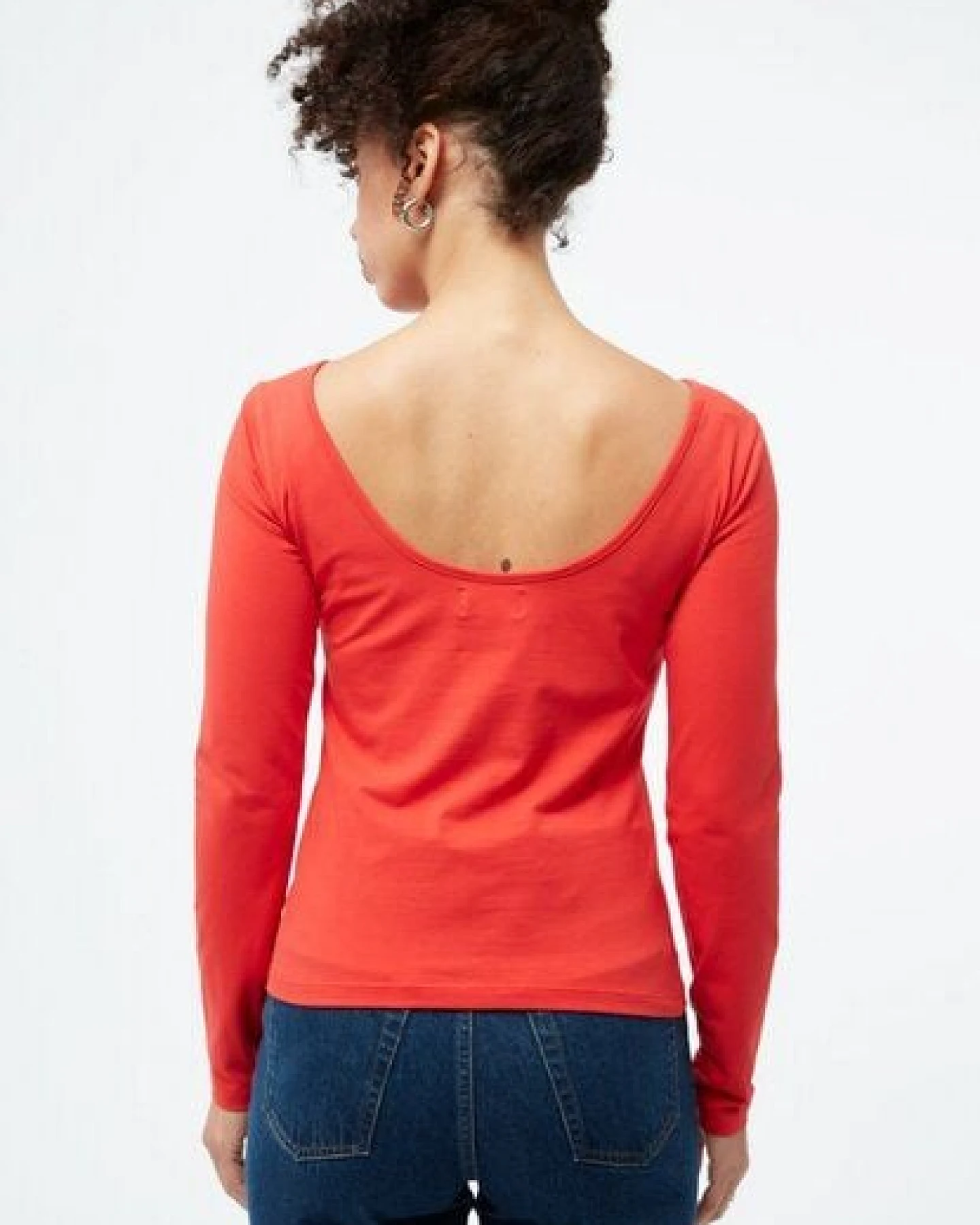 Givn Berlin Longsleeve GBMIMI aus Bio-Baumwolle mit tiefem Rückenausschnitt – Ansicht 4
