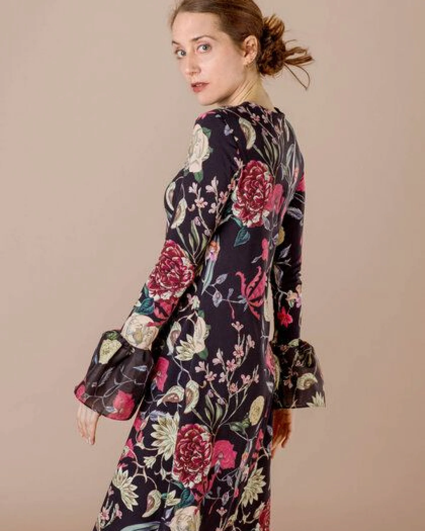 Atelier SNOW Kleid Camellia aus Bio-Baumwolle – Ansicht 3