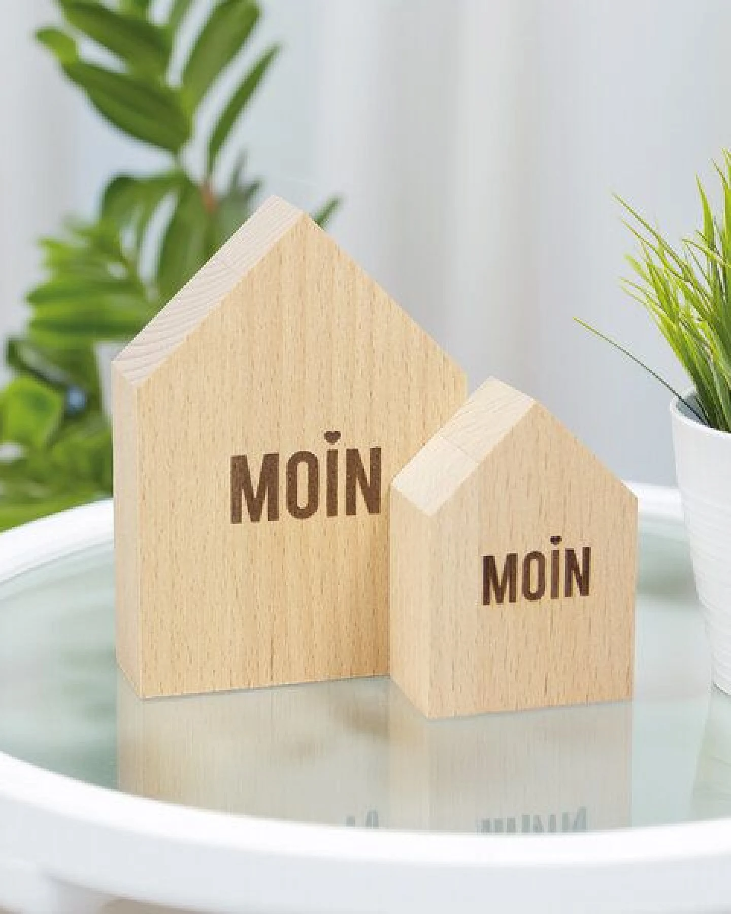 Bow & Hummingbird Großes Deko-Holzhäuschen Moin – Ansicht 4