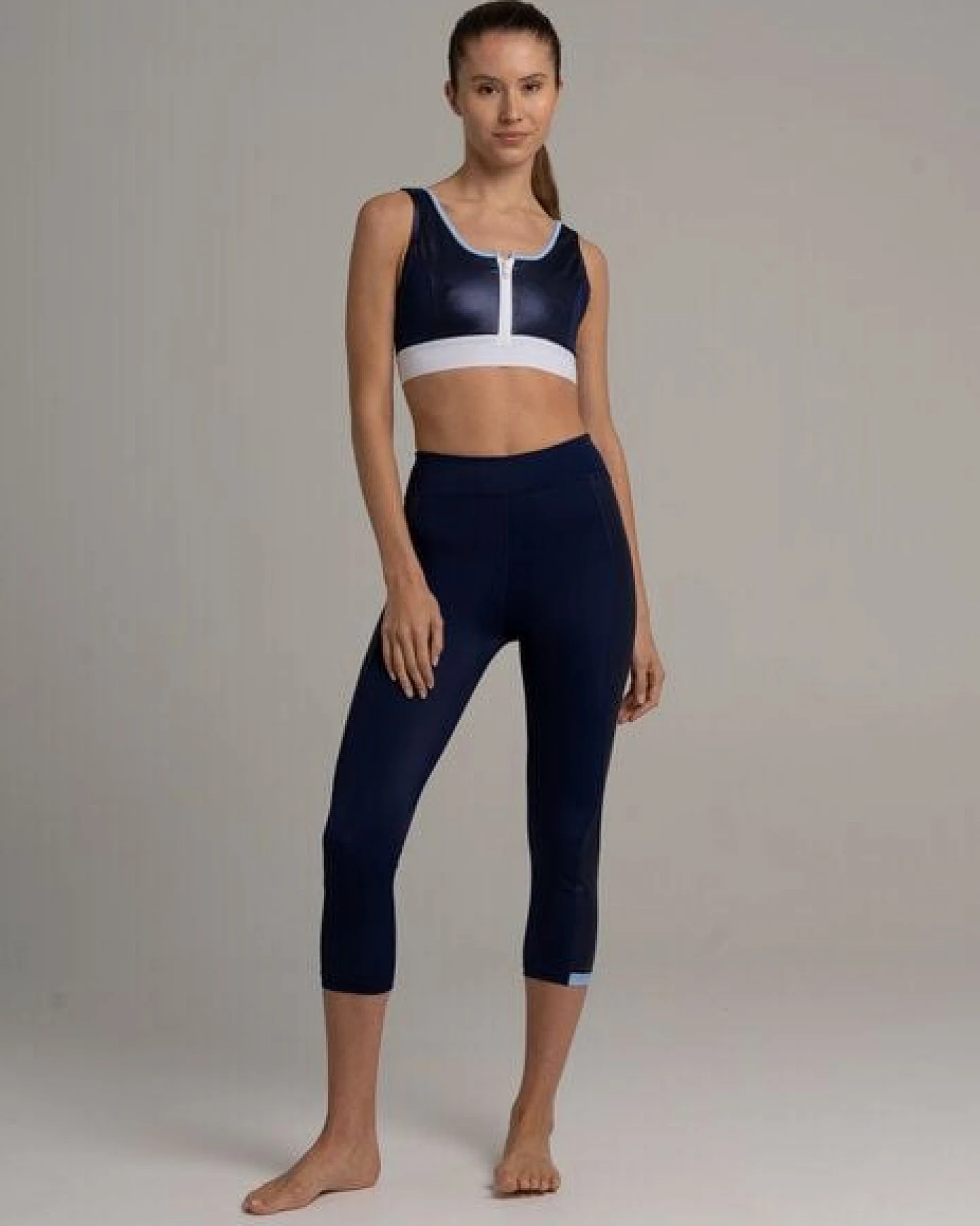 Bodyguard Honolulu 3/4 Leggings aus ECONYL® mit Seitentasche – Ansicht 2