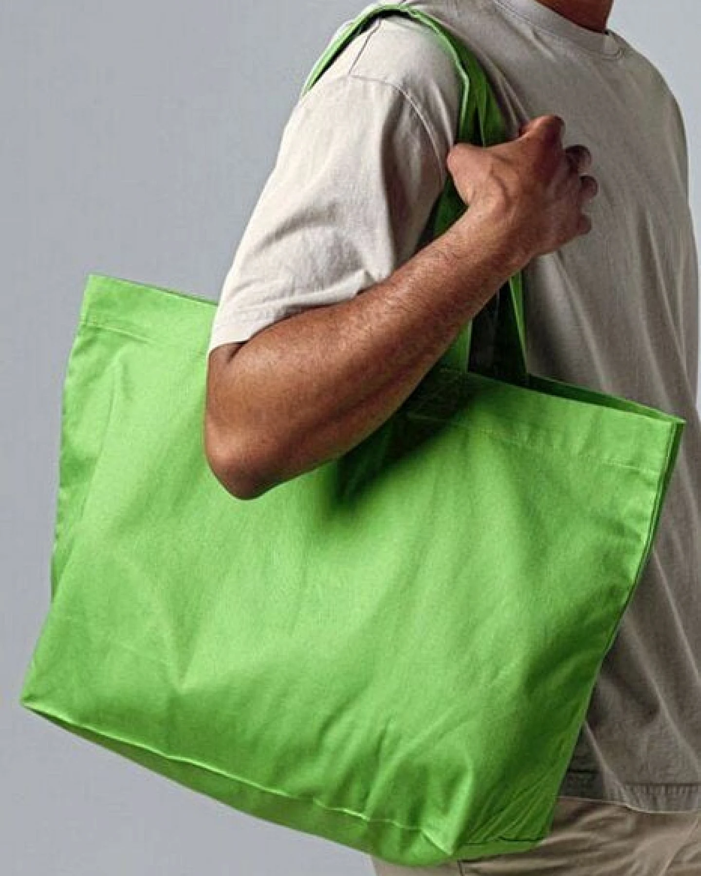 Westford Mill EarthAware® Baumwolltasche Große Einkaufstasche Shopper Strandtasche Schwimmbadtasche – Ansicht 2