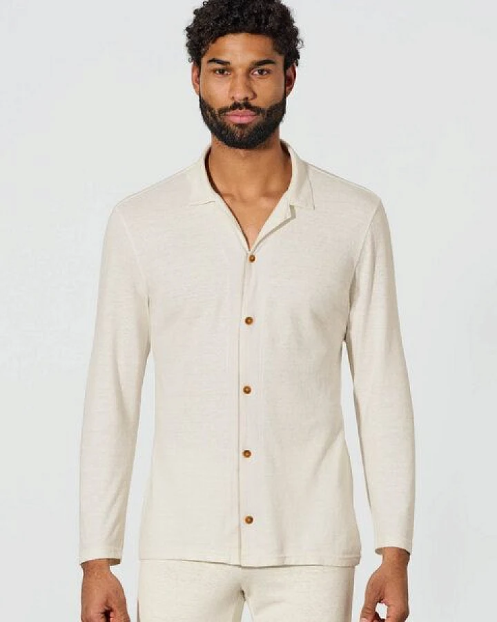 HempAge Weiches Pyjamahemd Hanf/Biobaumwolle
