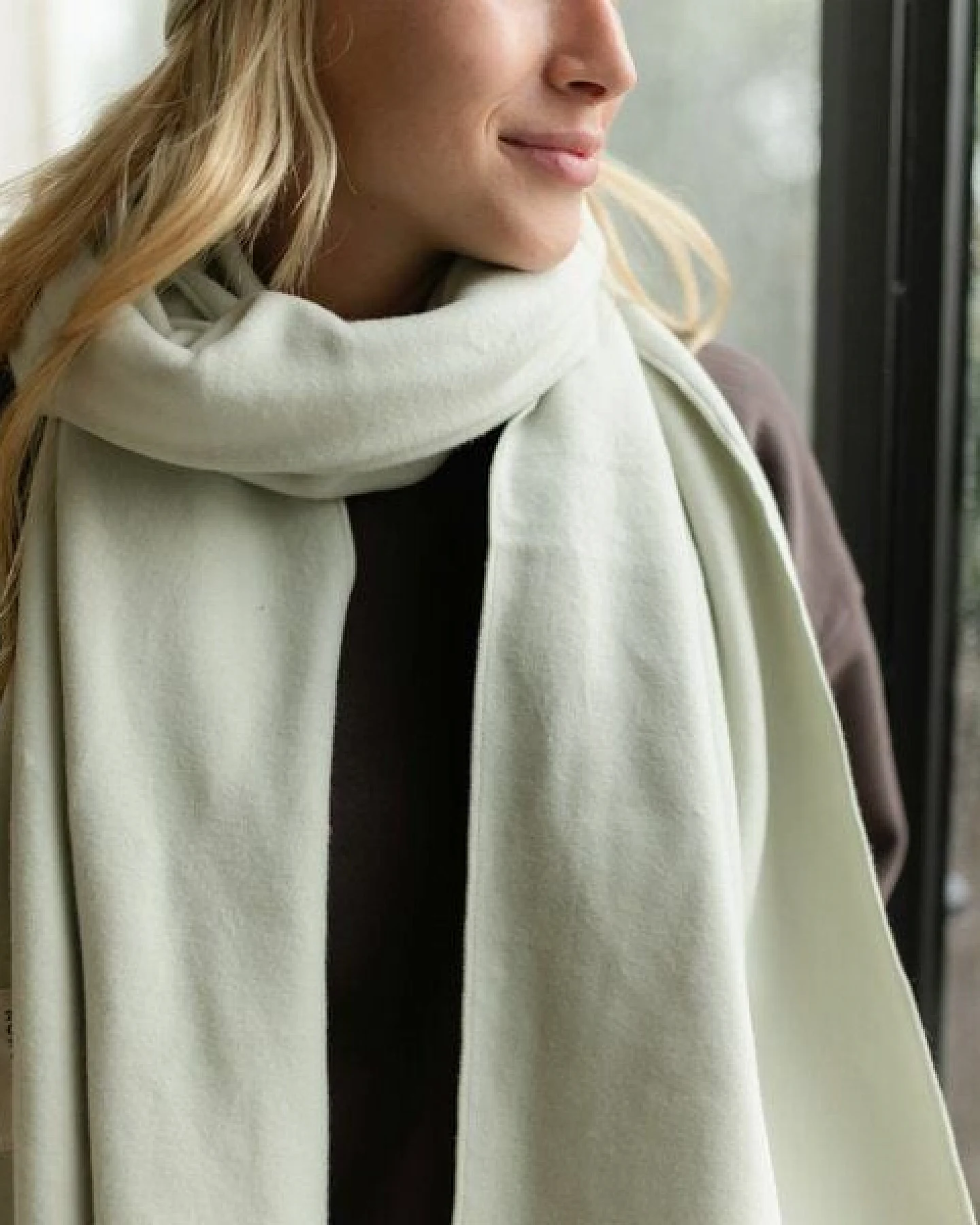 NORDLICHT Fleece Schal Tuva aus 100% Bio-Baumwolle – Ansicht 4