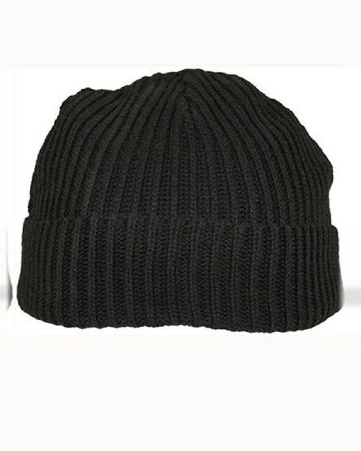 Build Your Brand Fisherman Strick-Mütze Docker Beanie Recycelter Polyester Fischermütze Seemannsmütze