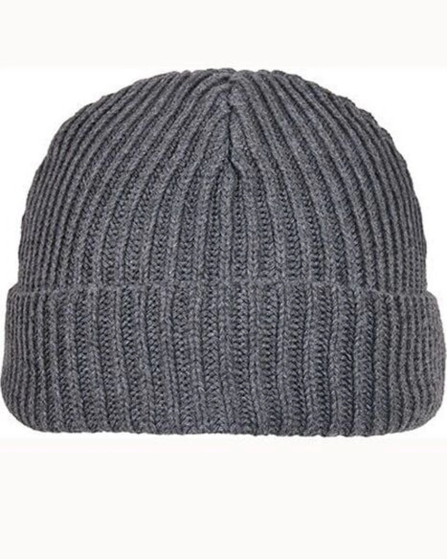 Build Your Brand Fisherman Strick-Mütze Docker Beanie Recycelter Polyester Fischermütze Seemannsmütze – Ansicht 3