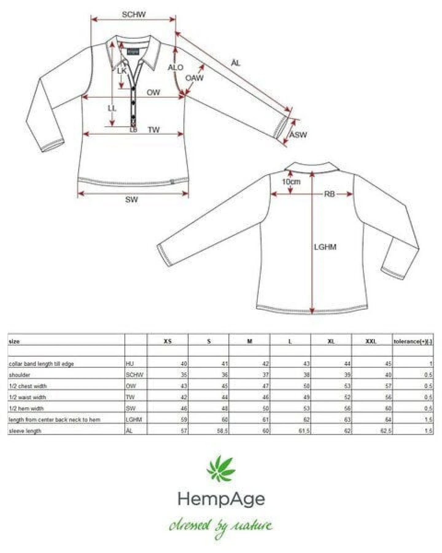 HempAge Blusenshirt Hanf/Biobaumwolle – Ansicht 3
