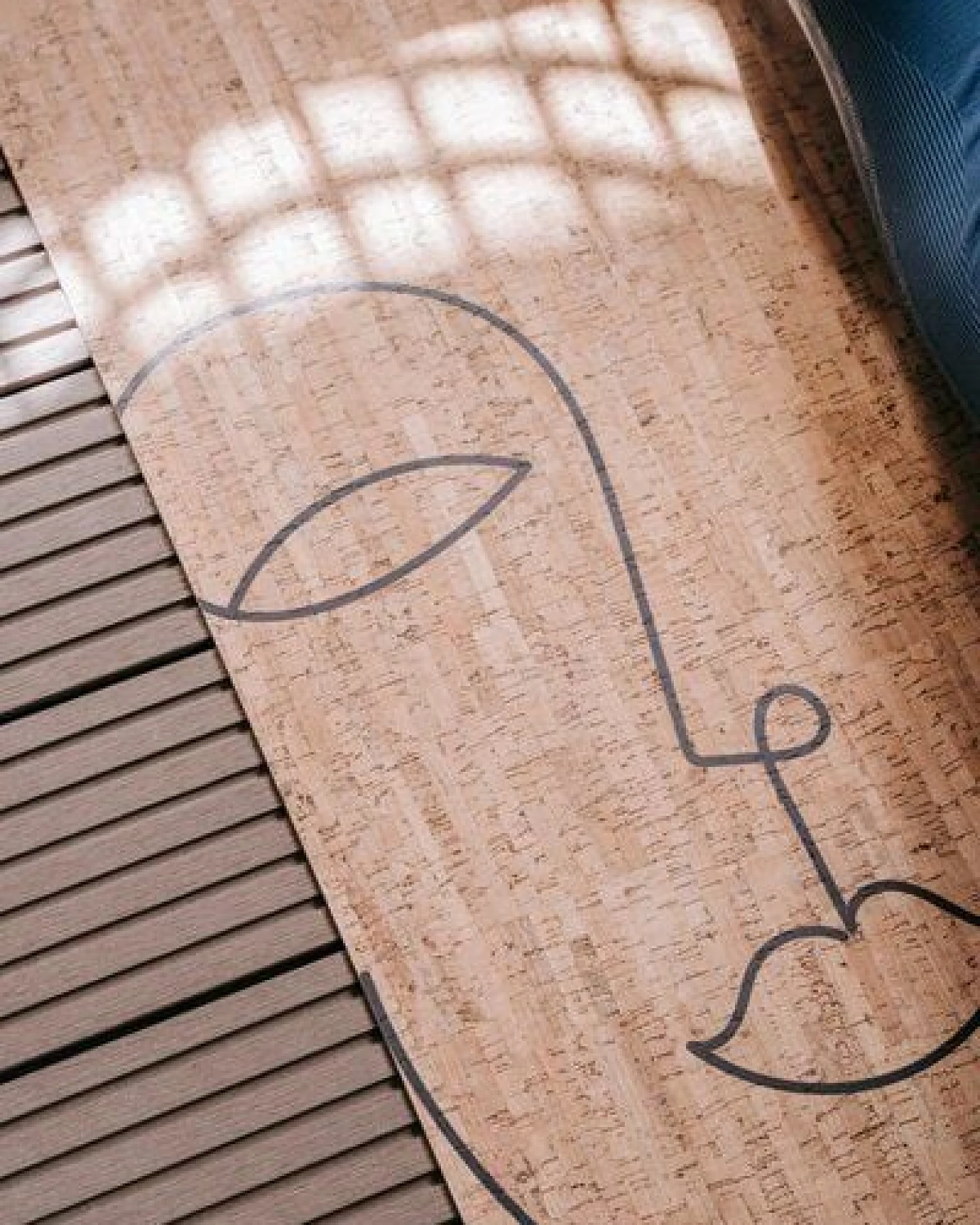 Clarissakork Kork Yogamatte Trust the Universe – Ansicht 3