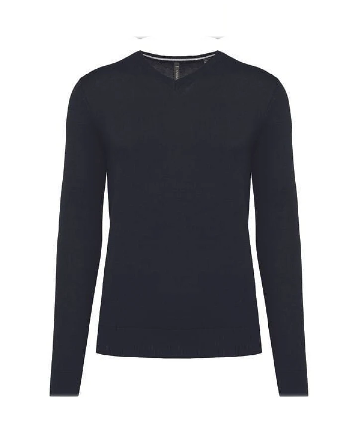 Greenspiration Umweltfreundlicher Herrenpullover mit VAusschnitt