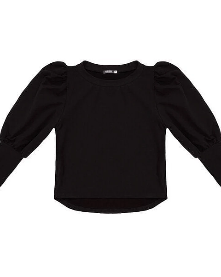 WiDDA berlin Pullover KOILE mit Puffärmeln Bio-Baumwolle