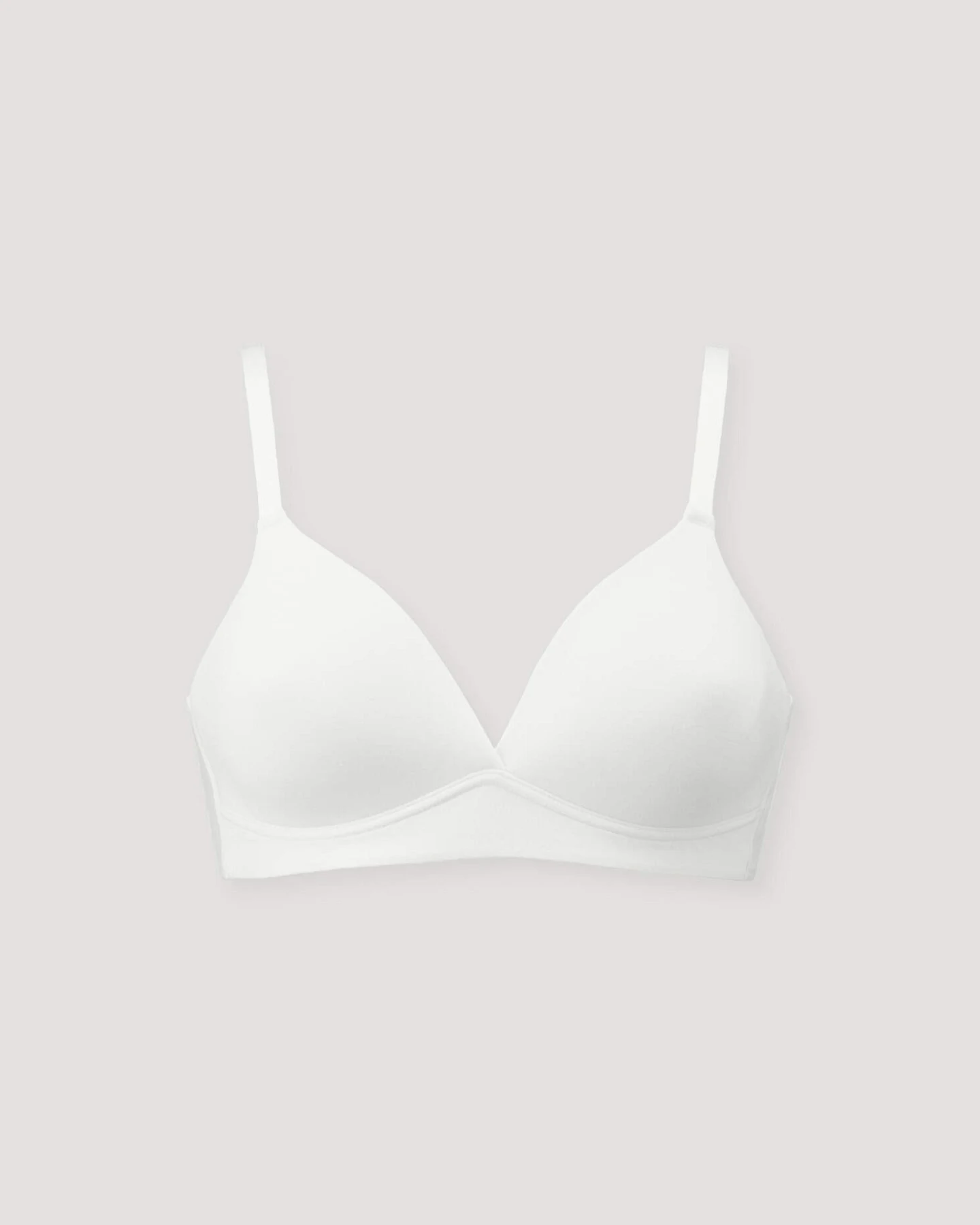 hessnatur Damen Spacer BH bügellos PURE SENSE aus TENCEL™ Modal - weiß - Größe 80A – Ansicht 4