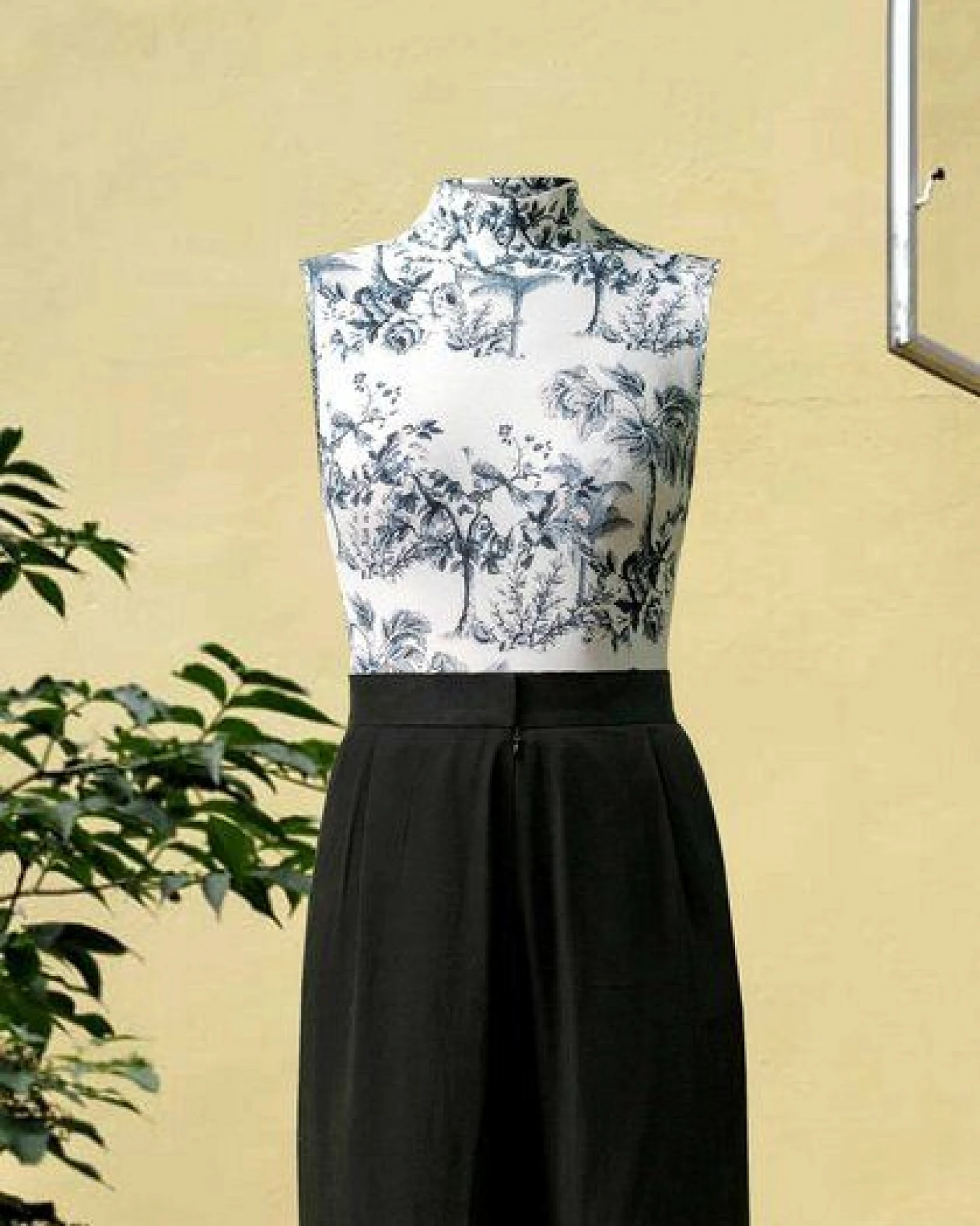 Atelier SNOW Ärmelloser Body mit Muster aus Bio-Baumwolle – Ansicht 3