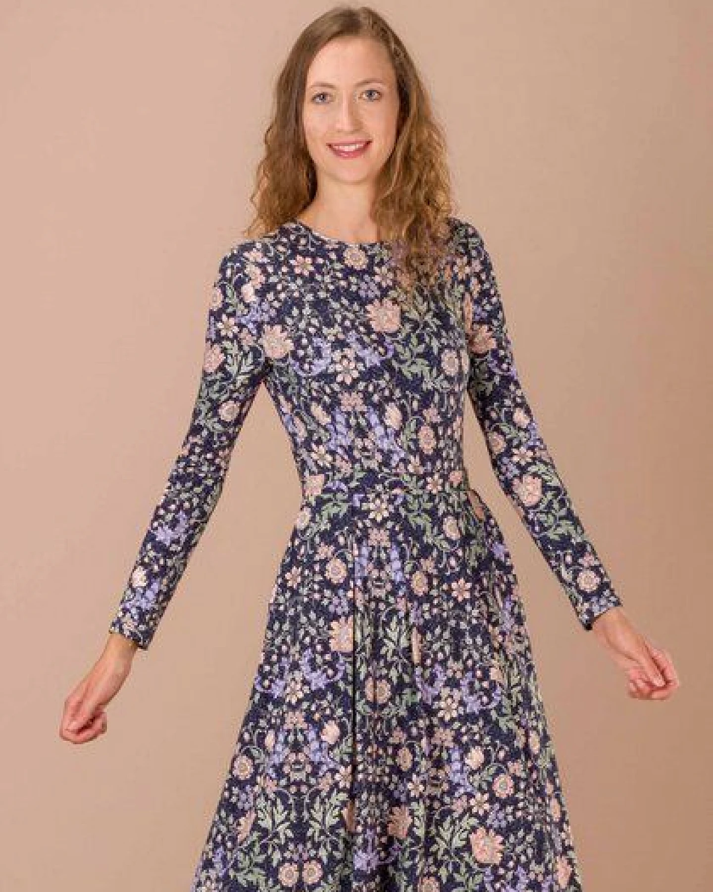 Atelier SNOW Langärmliger Body aus Bio-Baumwolle mit Muster – Ansicht 3