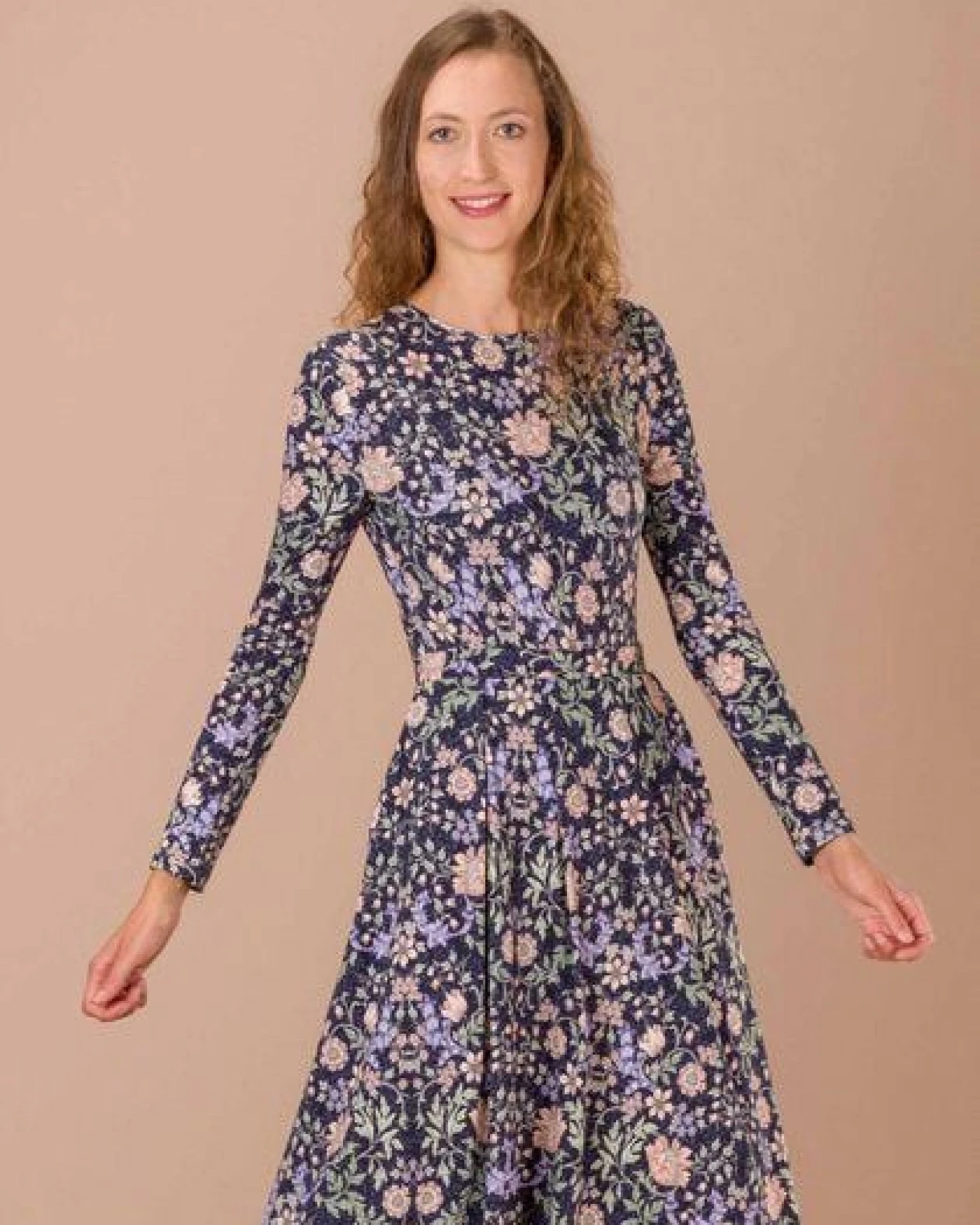 Atelier SNOW Langärmliger Body aus Bio-Baumwolle mit Muster – Ansicht 3
