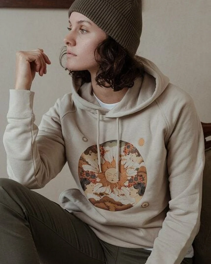Kultgut Biofair- Weicher Kapuzenpullover / il sole