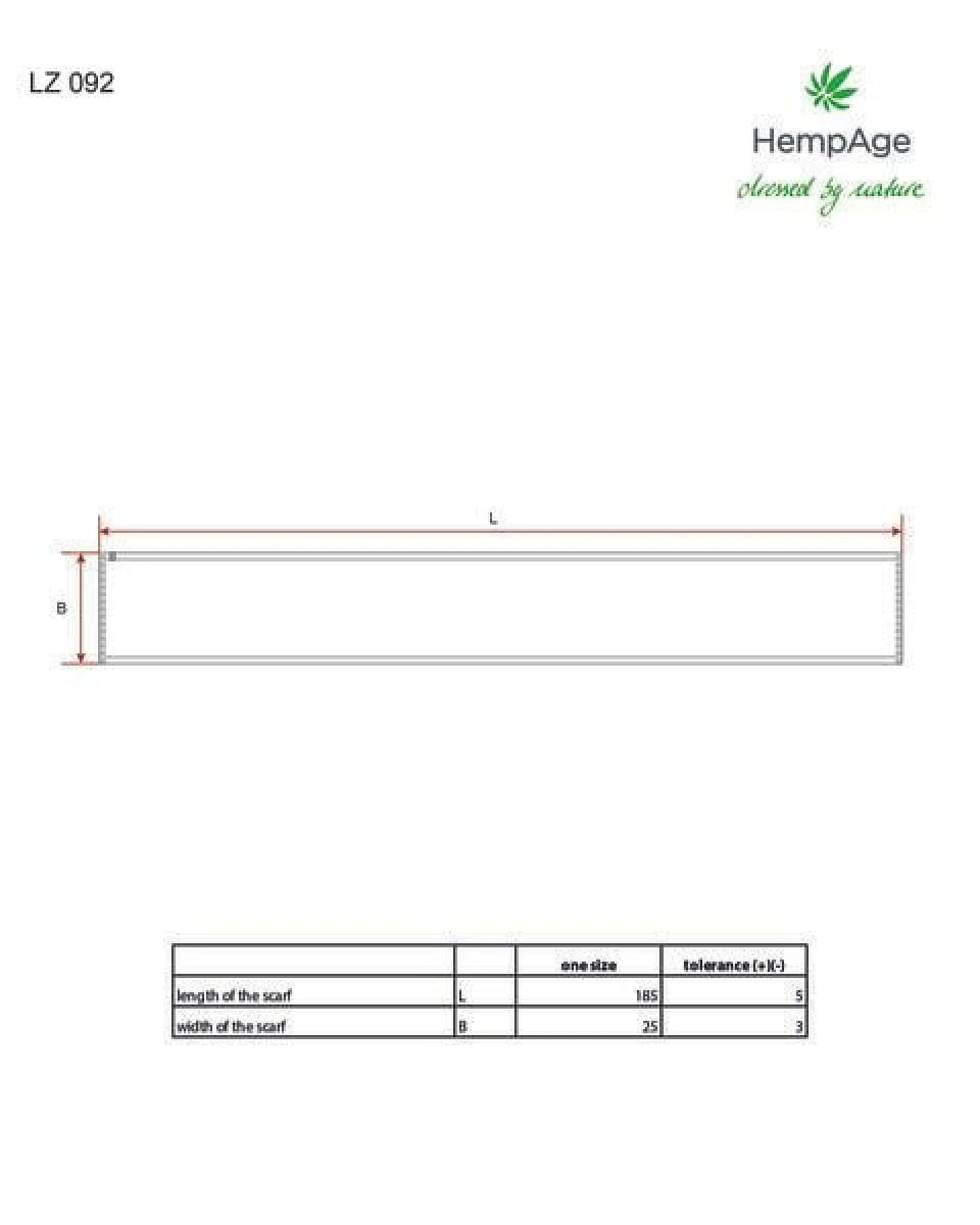 HempAge Strickschal Hanf/Biobaumwolle/Wolle – Ansicht 3