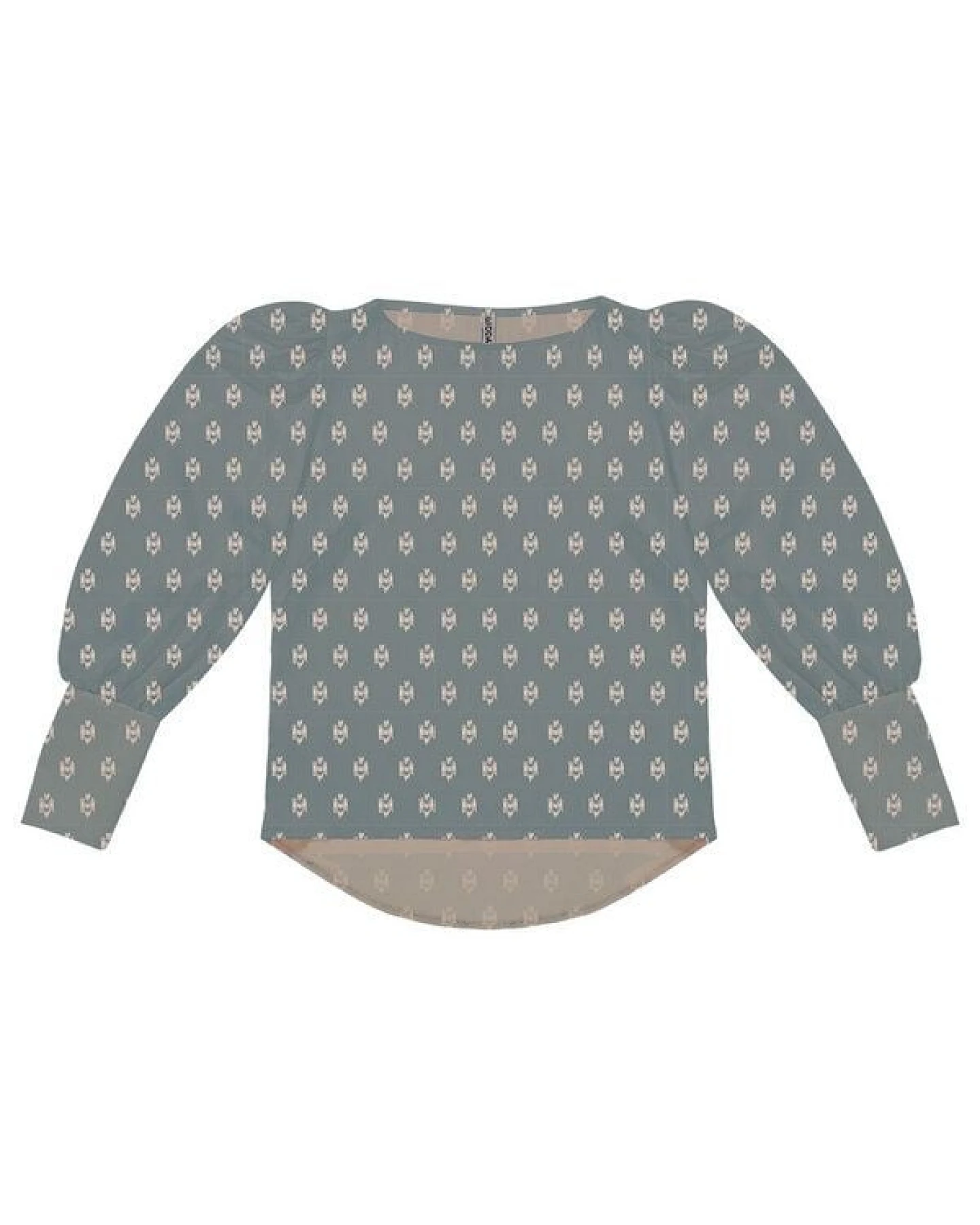 WiDDA berlin CAVA Bluse mit Inka-Muster und Puffärmeln ECOVERO® – Ansicht 3