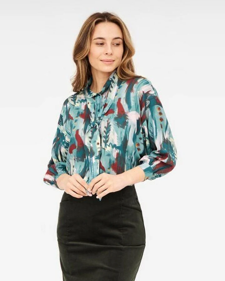 WiDDA berlin Statementbluse MAVIS aus ECOVERO