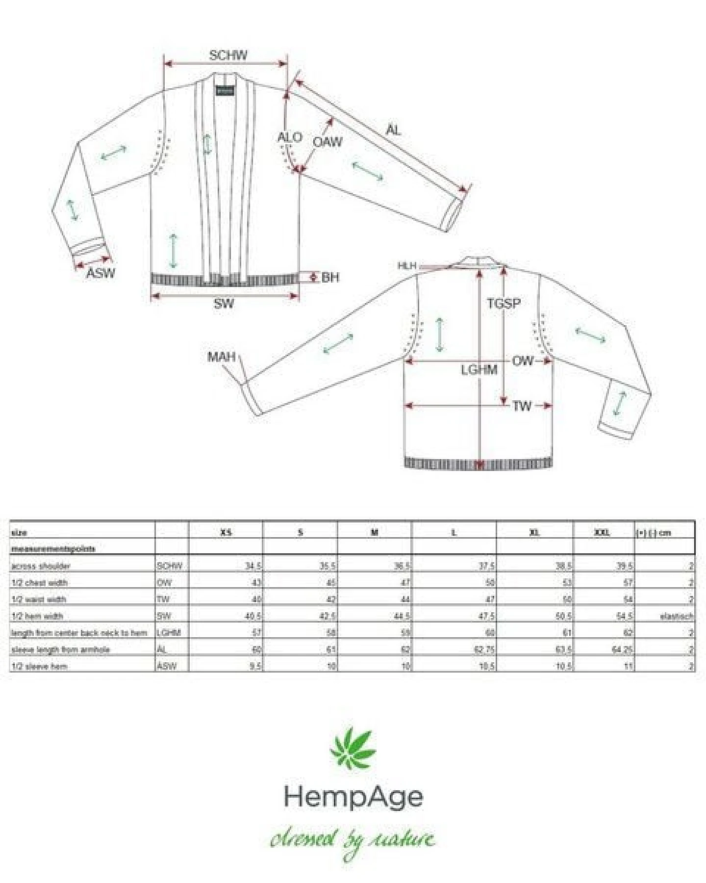 HempAge Sommerliche Strickjacke Hanf/Biobaumwolle – Ansicht 2