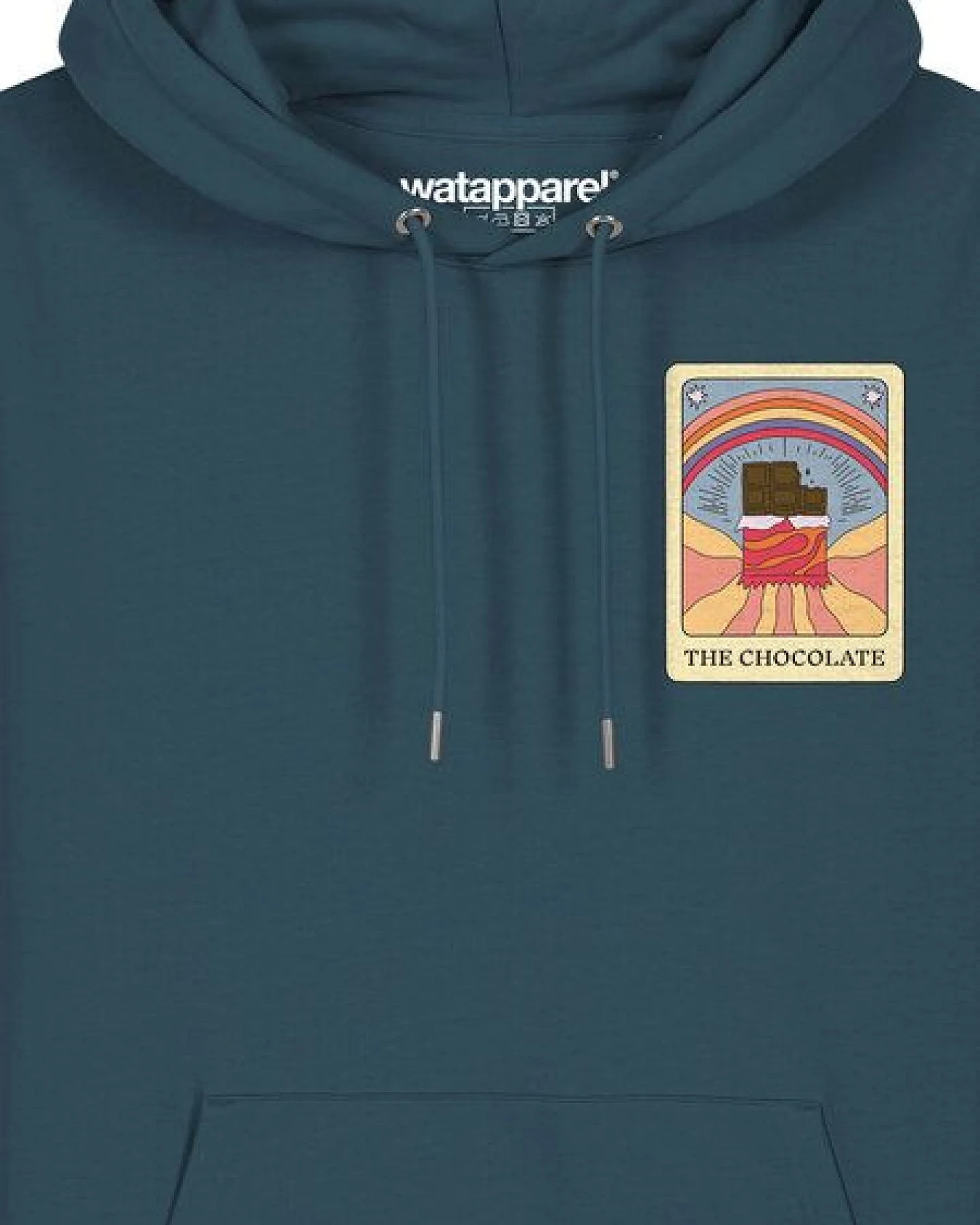 watapparel Hoodie Unisex Tarot The Chocolate – Ansicht 3