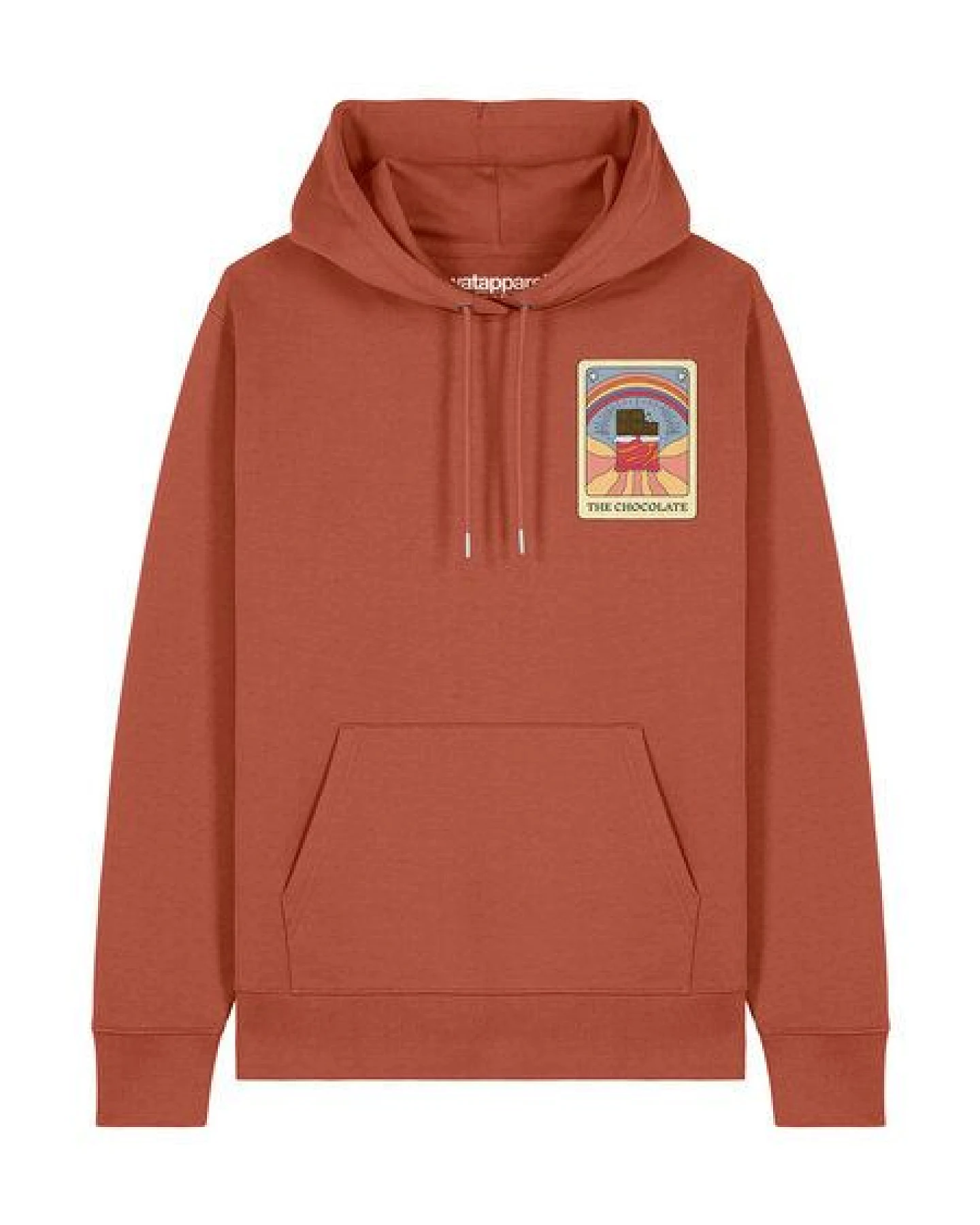 watapparel Hoodie Unisex Tarot The Chocolate – Ansicht 2