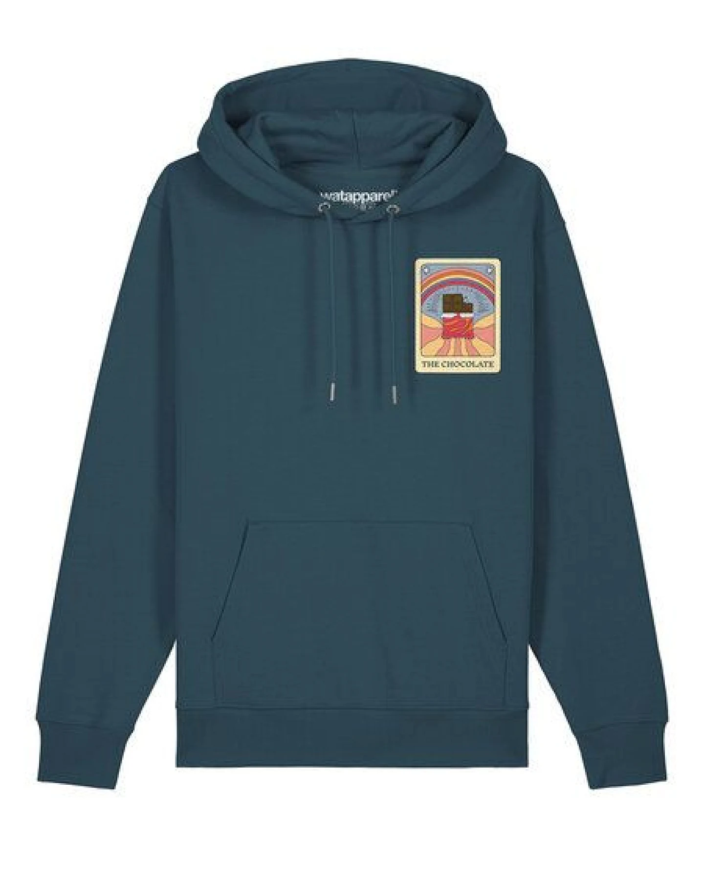 watapparel Hoodie Unisex Tarot The Chocolate – Ansicht 2