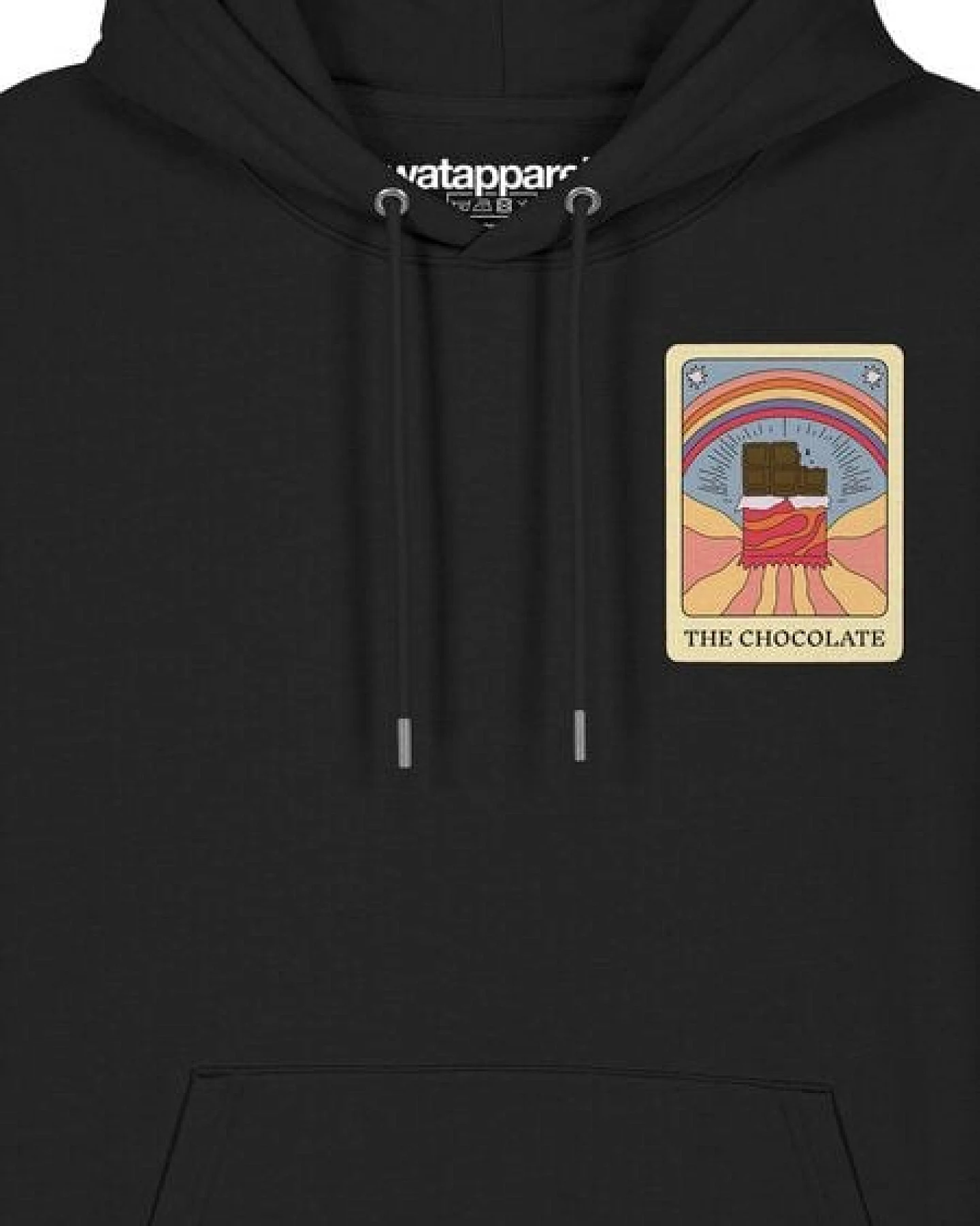 watapparel Hoodie Unisex Tarot The Chocolate – Ansicht 3