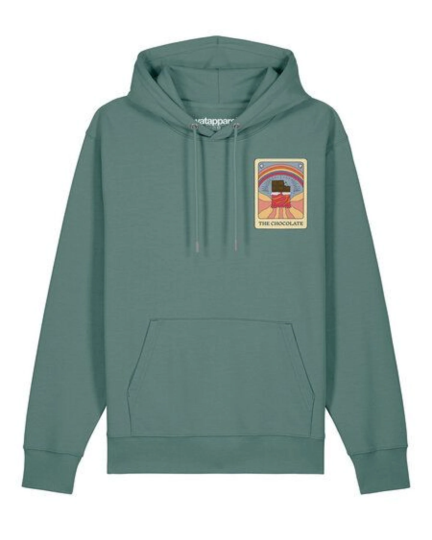 watapparel Hoodie Unisex Tarot The Chocolate – Ansicht 2