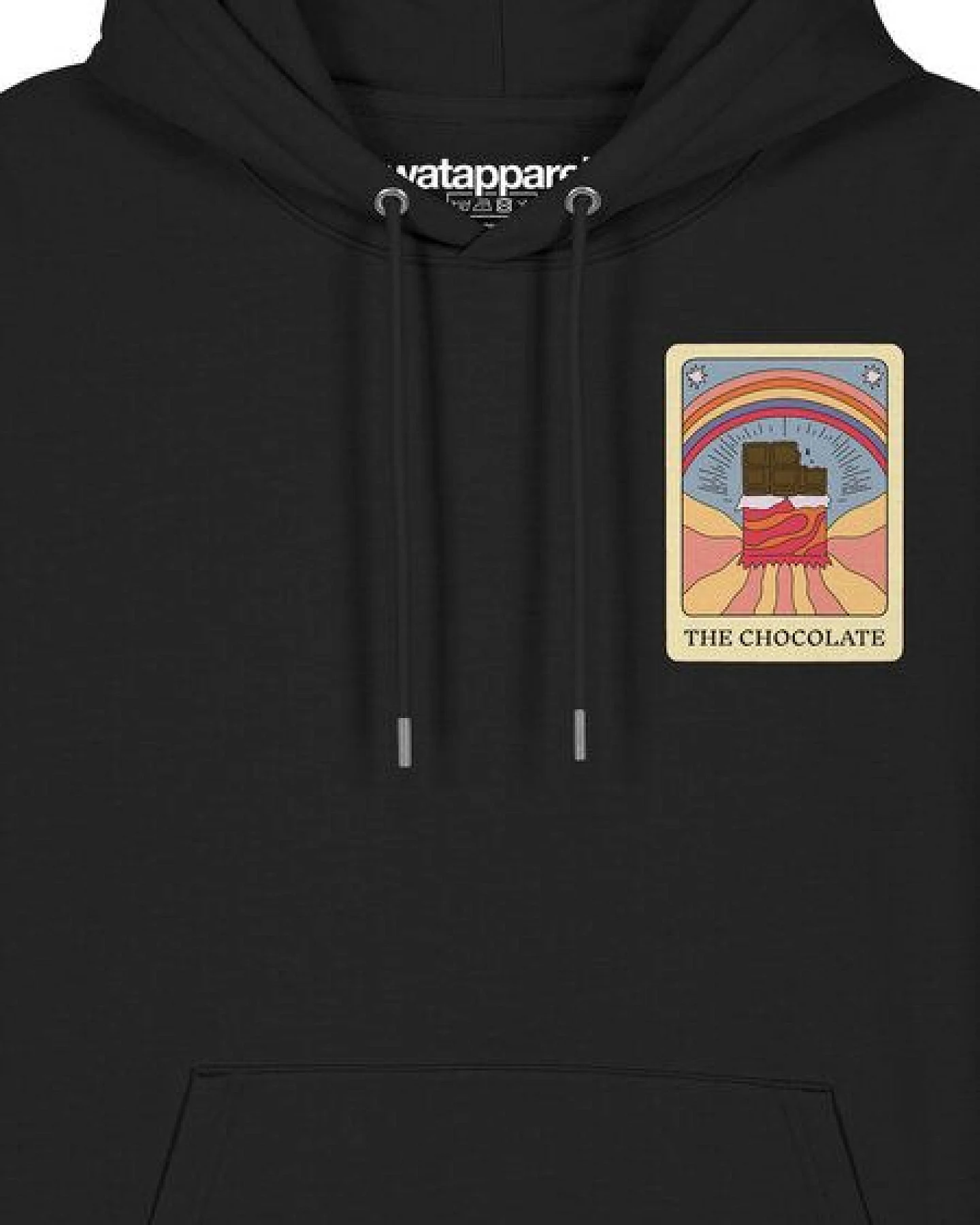 watapparel Hoodie Unisex Tarot The Chocolate – Ansicht 3