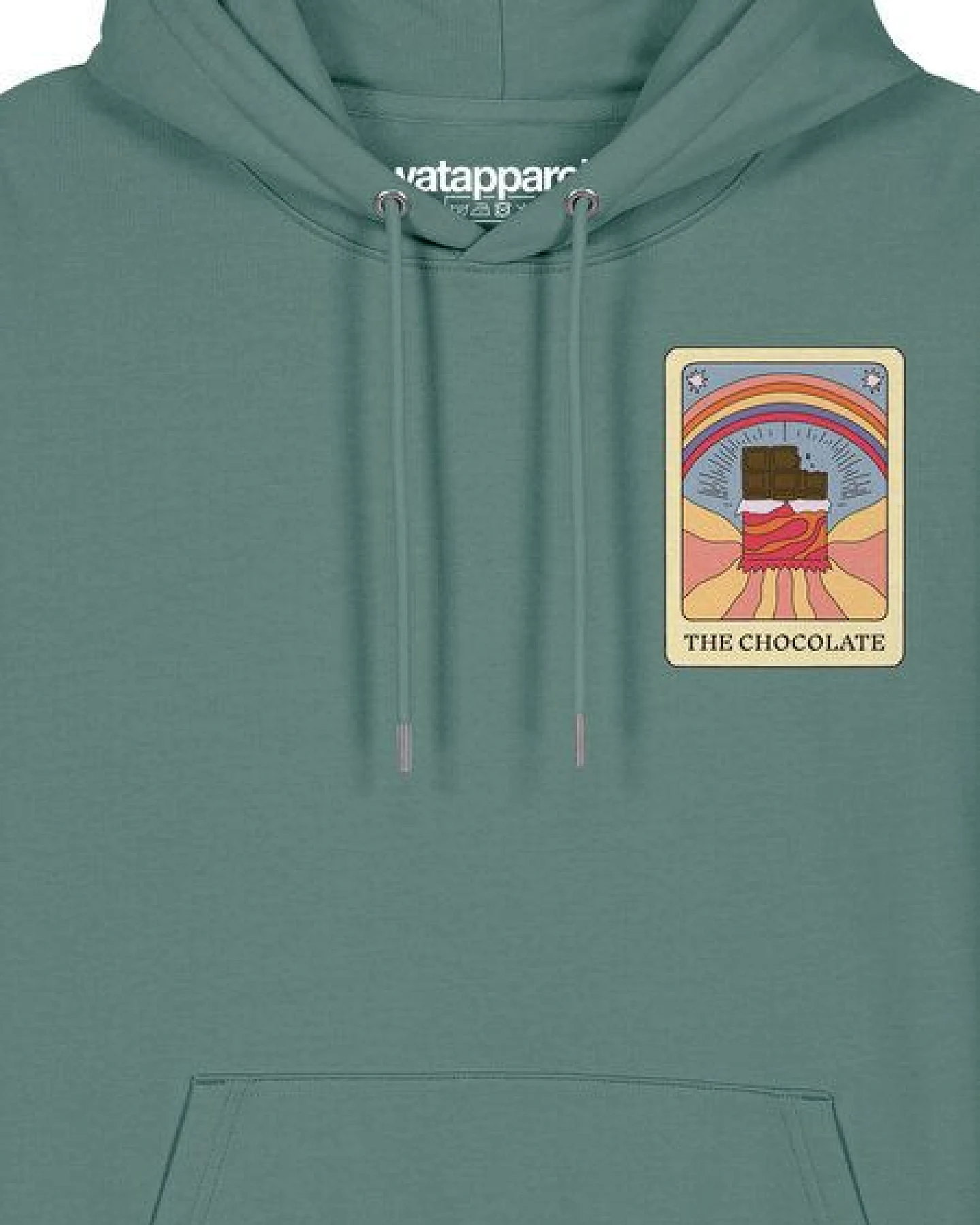 watapparel Hoodie Unisex Tarot The Chocolate – Ansicht 3