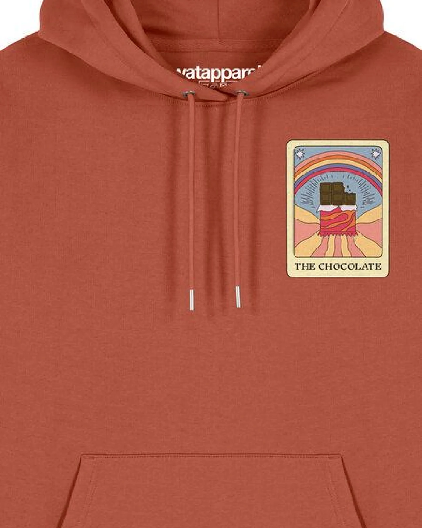 watapparel Hoodie Unisex Tarot The Chocolate – Ansicht 3