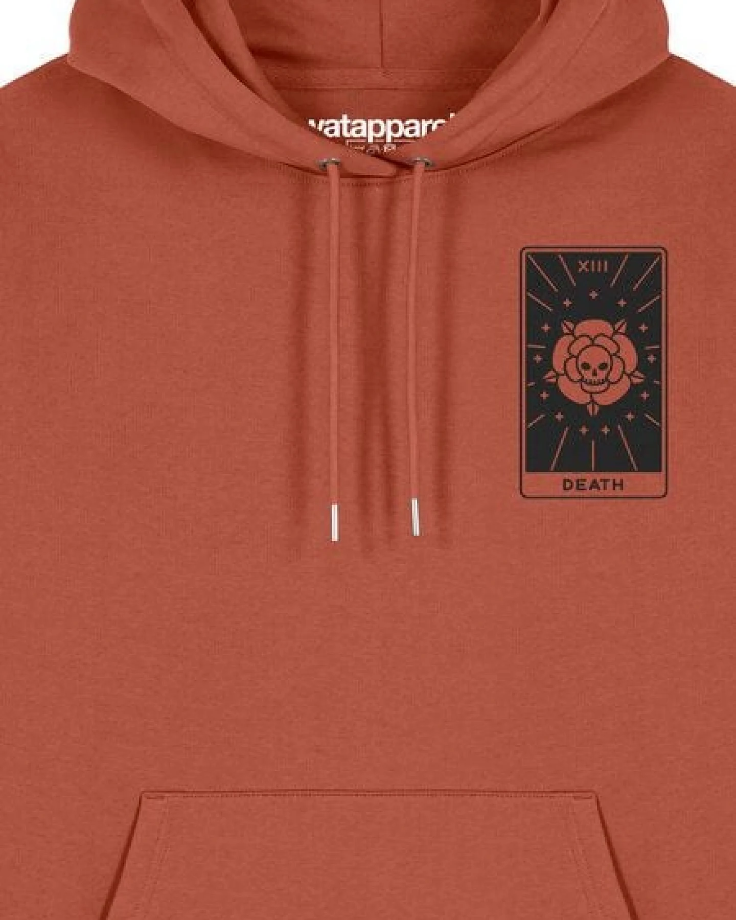 watapparel Hoodie Unisex Tarot Death – Ansicht 3