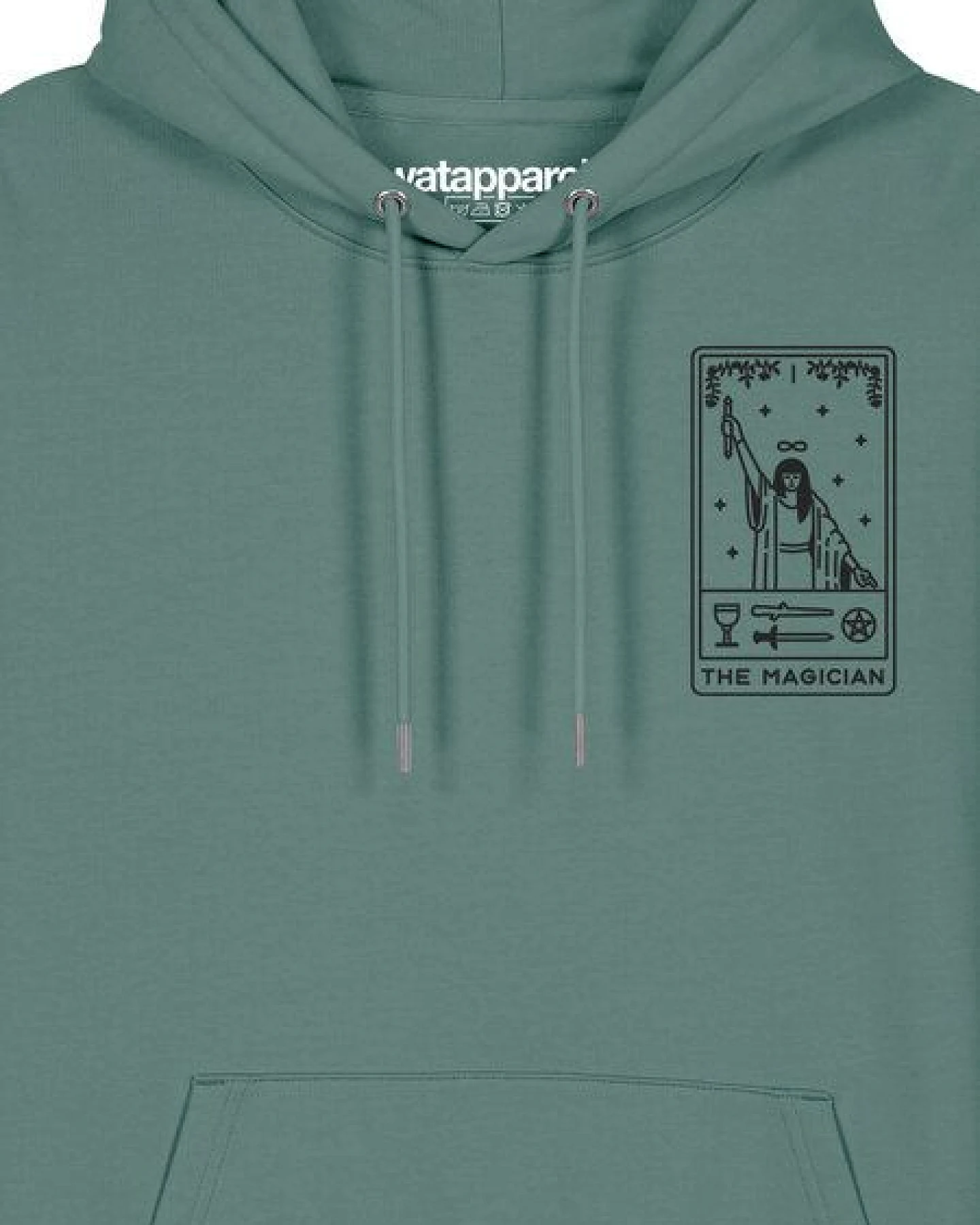 watapparel Hoodie Unisex Tarot The Magician – Ansicht 3