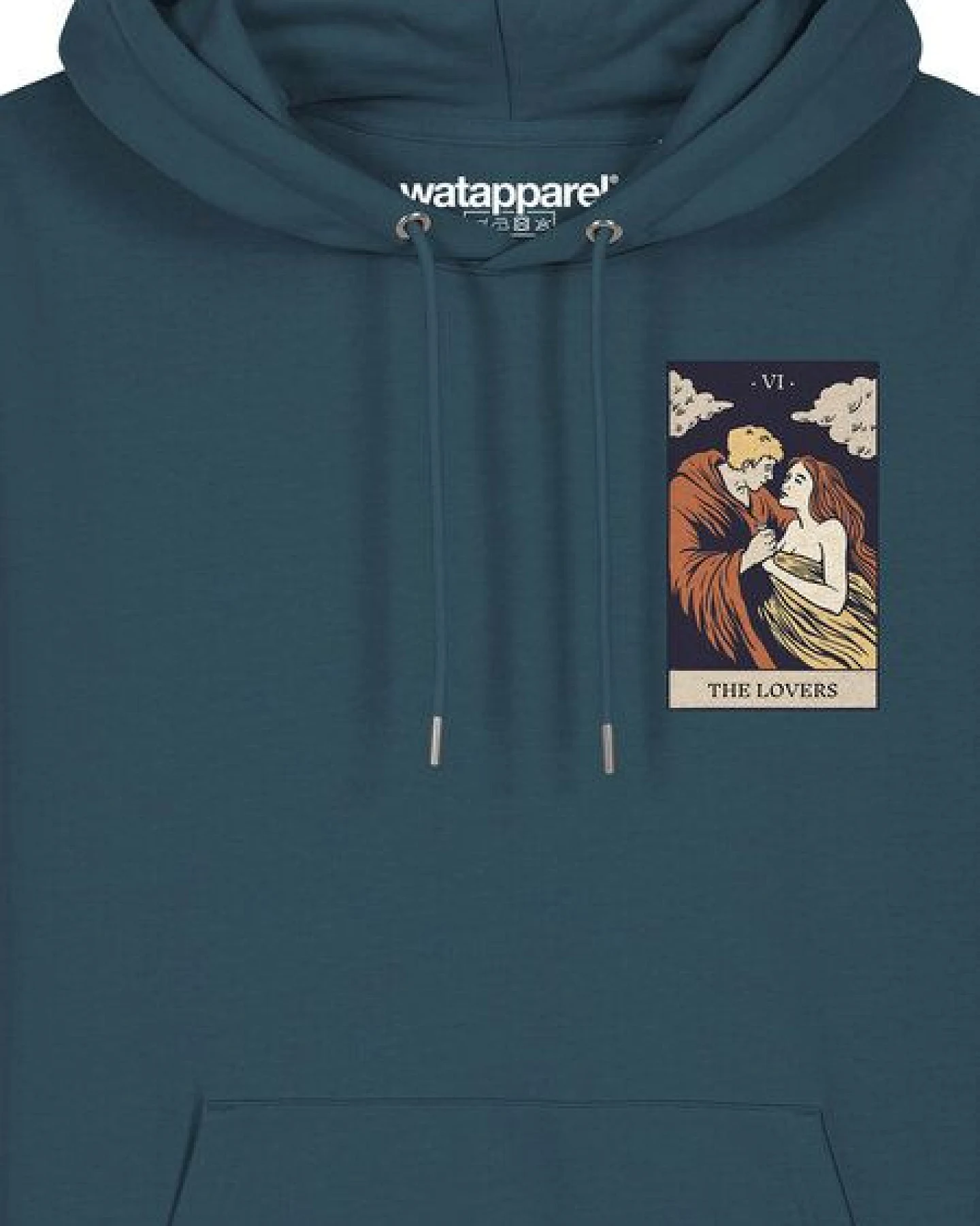 watapparel Hoodie Unisex Tarot The Lovers – Ansicht 3