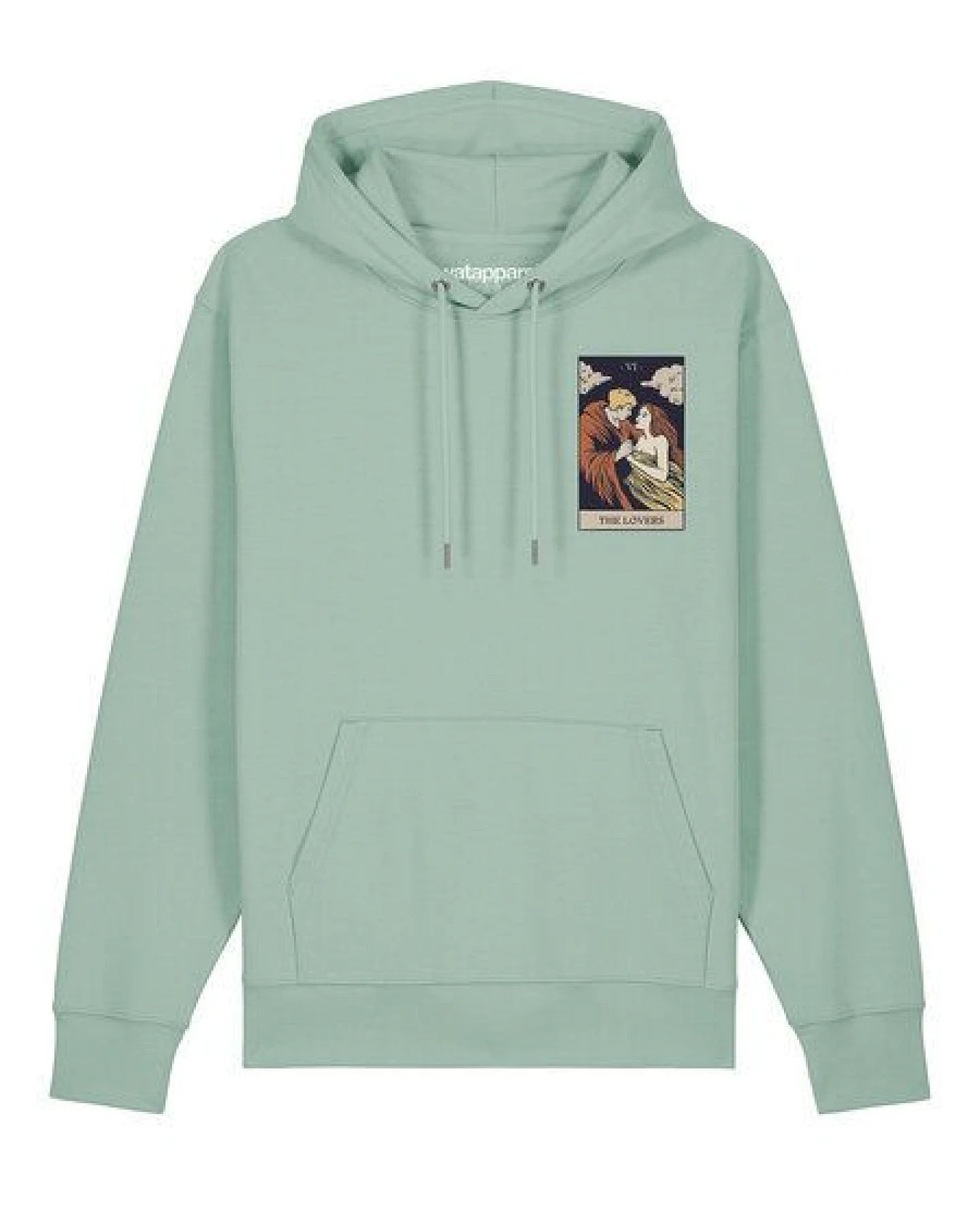 watapparel Hoodie Unisex Tarot The Lovers – Ansicht 2