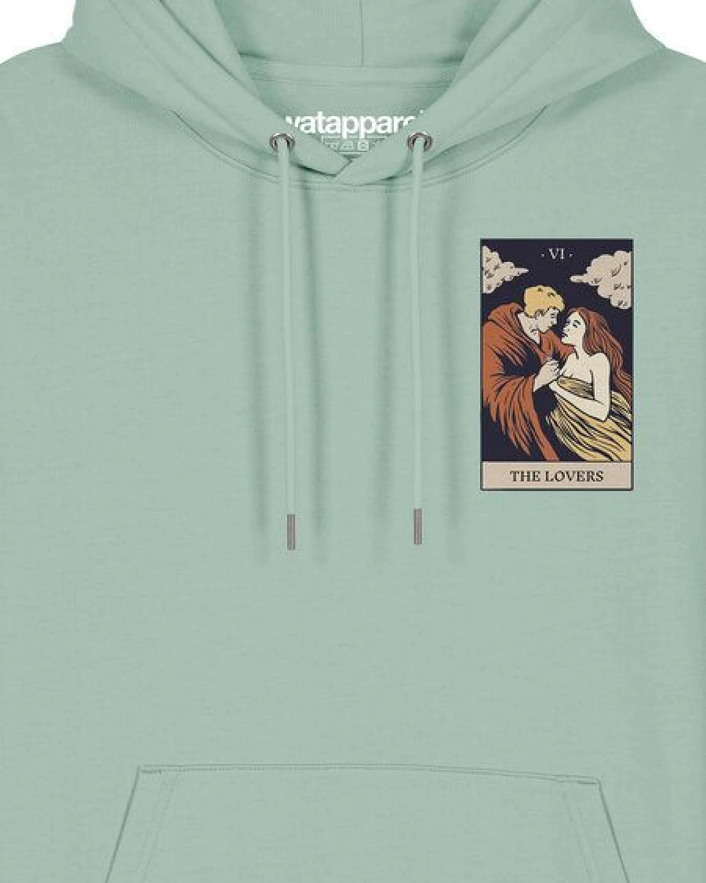 watapparel Hoodie Unisex Tarot The Lovers – Ansicht 3