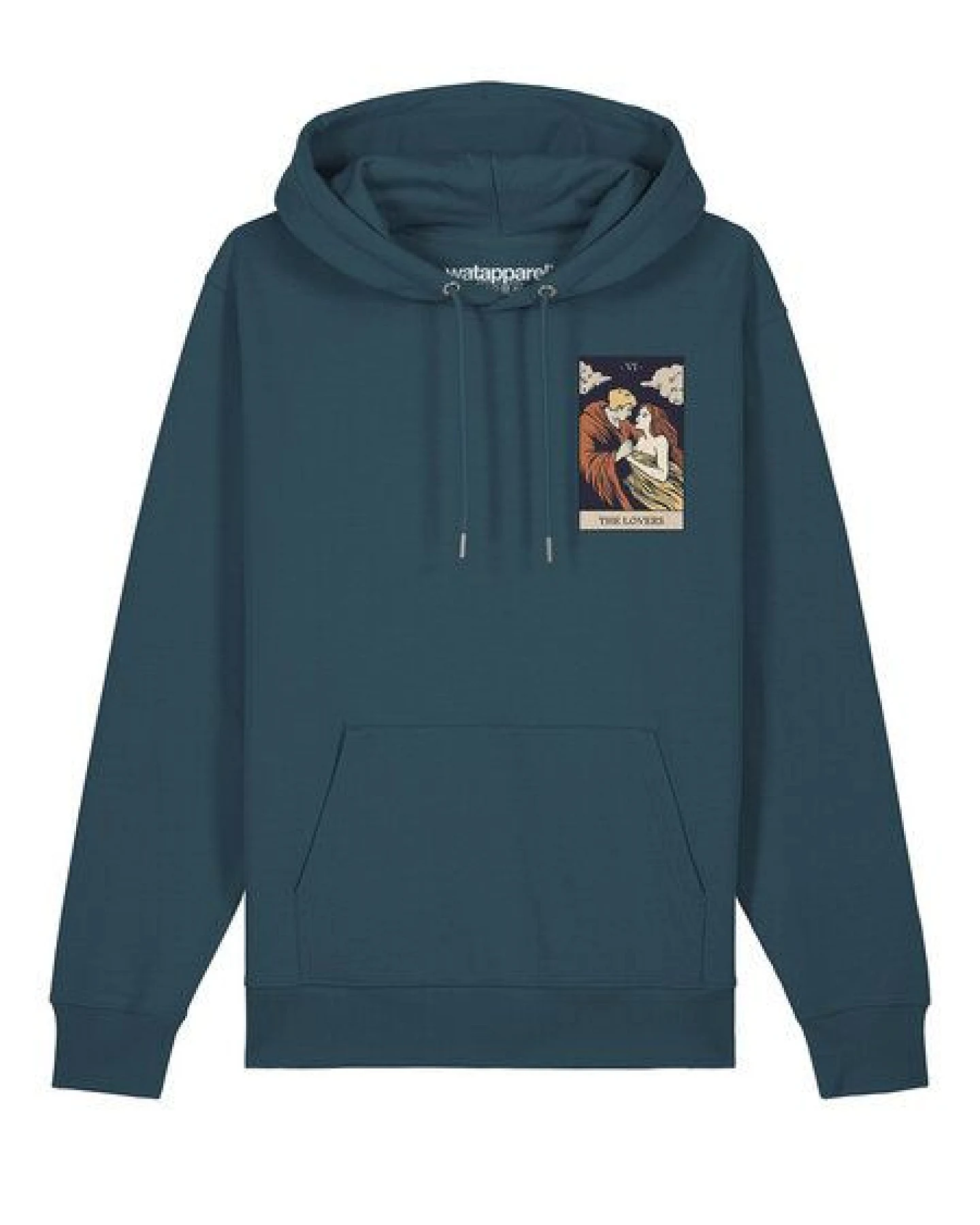 watapparel Hoodie Unisex Tarot The Lovers – Ansicht 2
