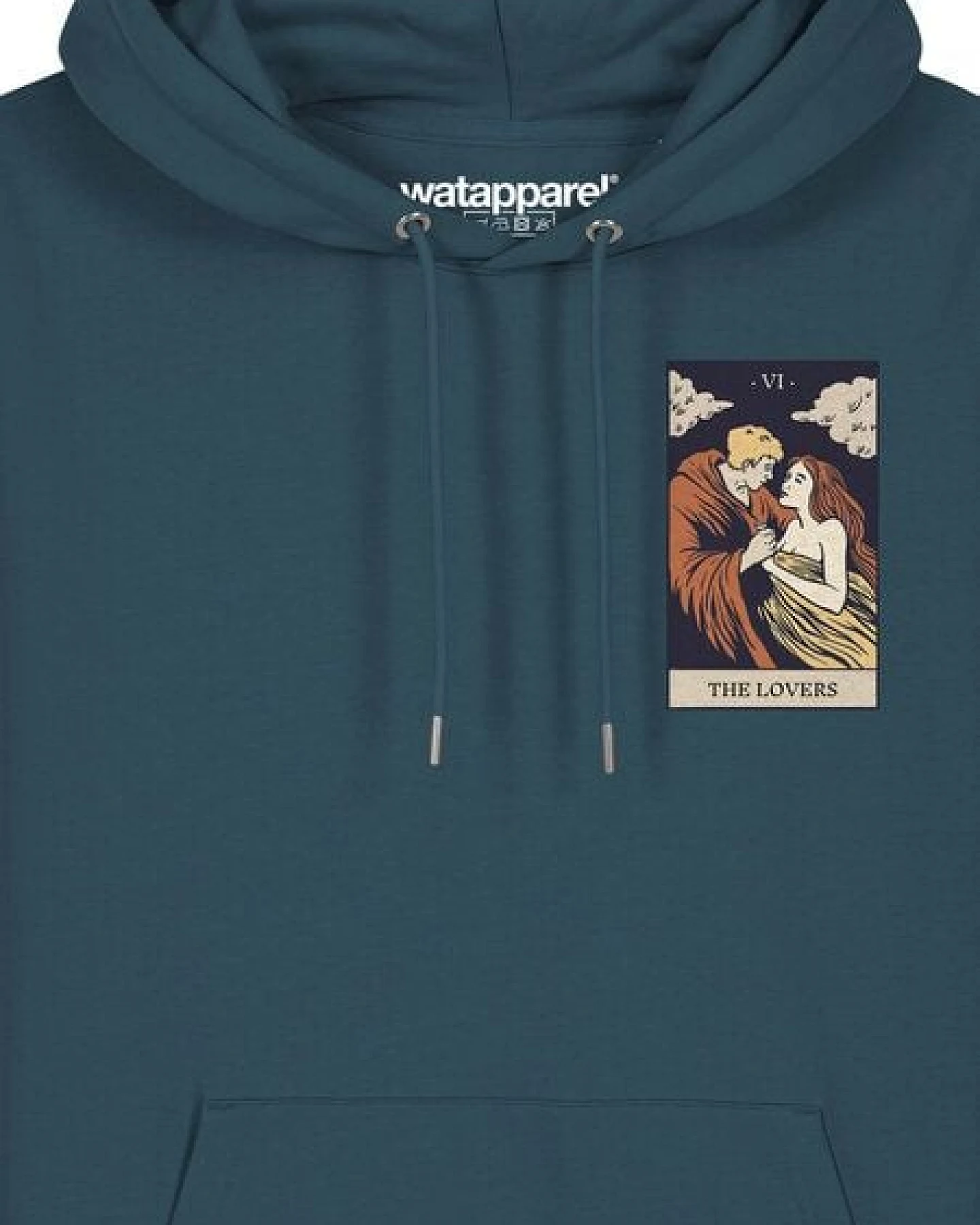 watapparel Hoodie Unisex Tarot The Lovers – Ansicht 3